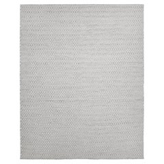 Chatham Hand Woven Contemporary Geometric Wool 9' 0" x 12' 0" Gray Area Rug