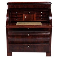 Chatol In Hand Polished Mahogany With Mother Of Pearl Fittings & Leg Knobs