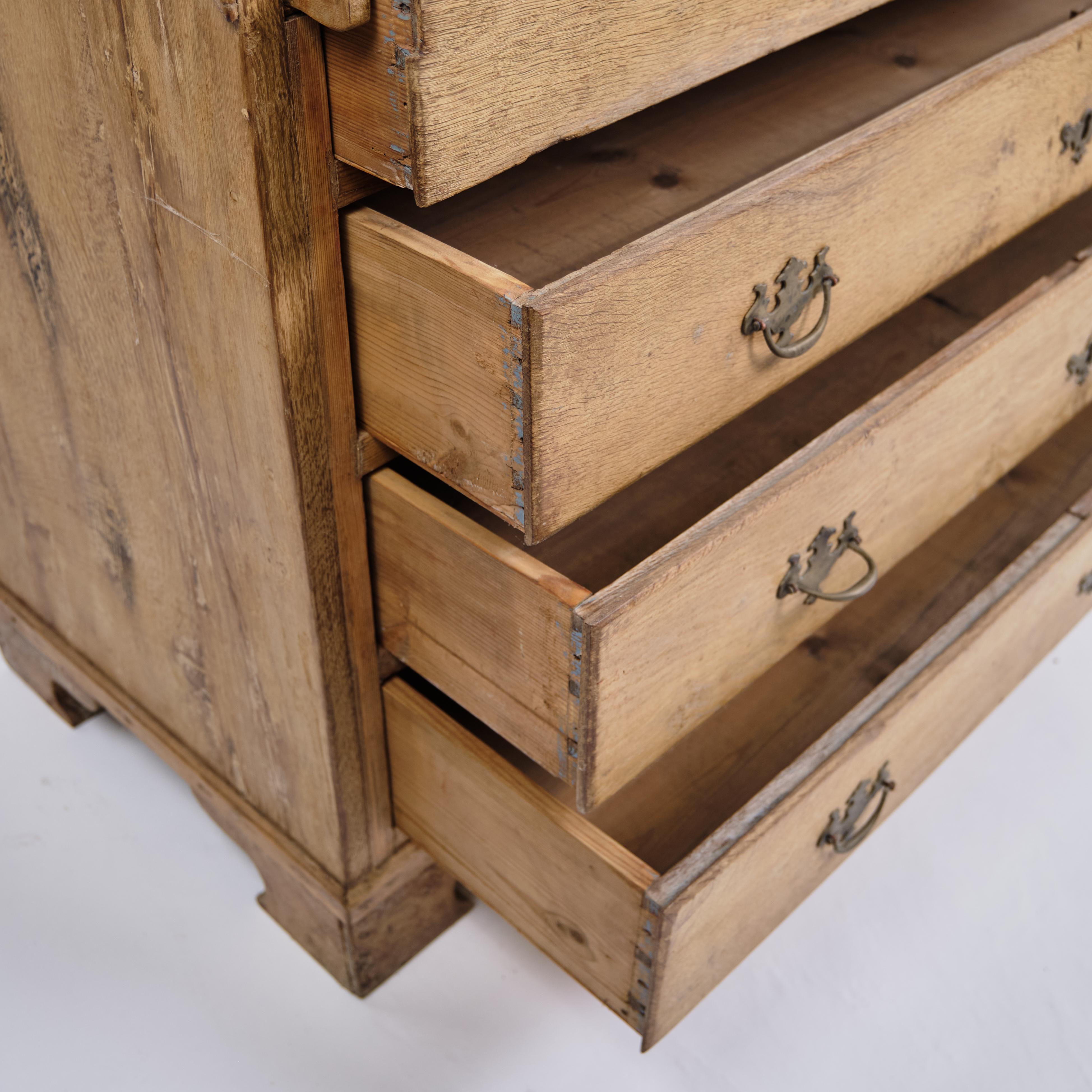 Louis XVI Chatol In Louis Seize Style With 3 Drawers In Pine From 1780s For Sale