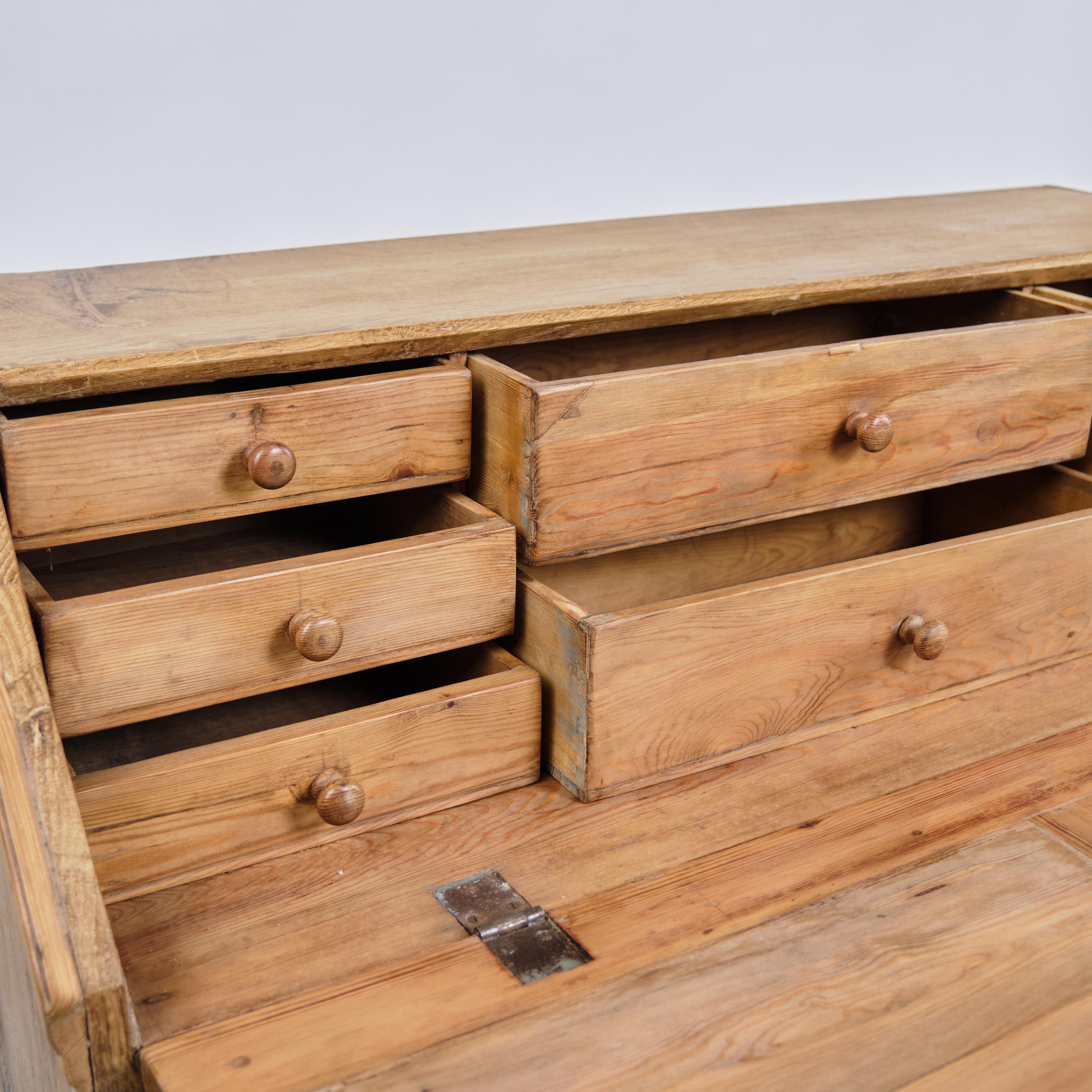 Chatol In Louis Seize Style With 3 Drawers In Pine From 1780s For Sale 1