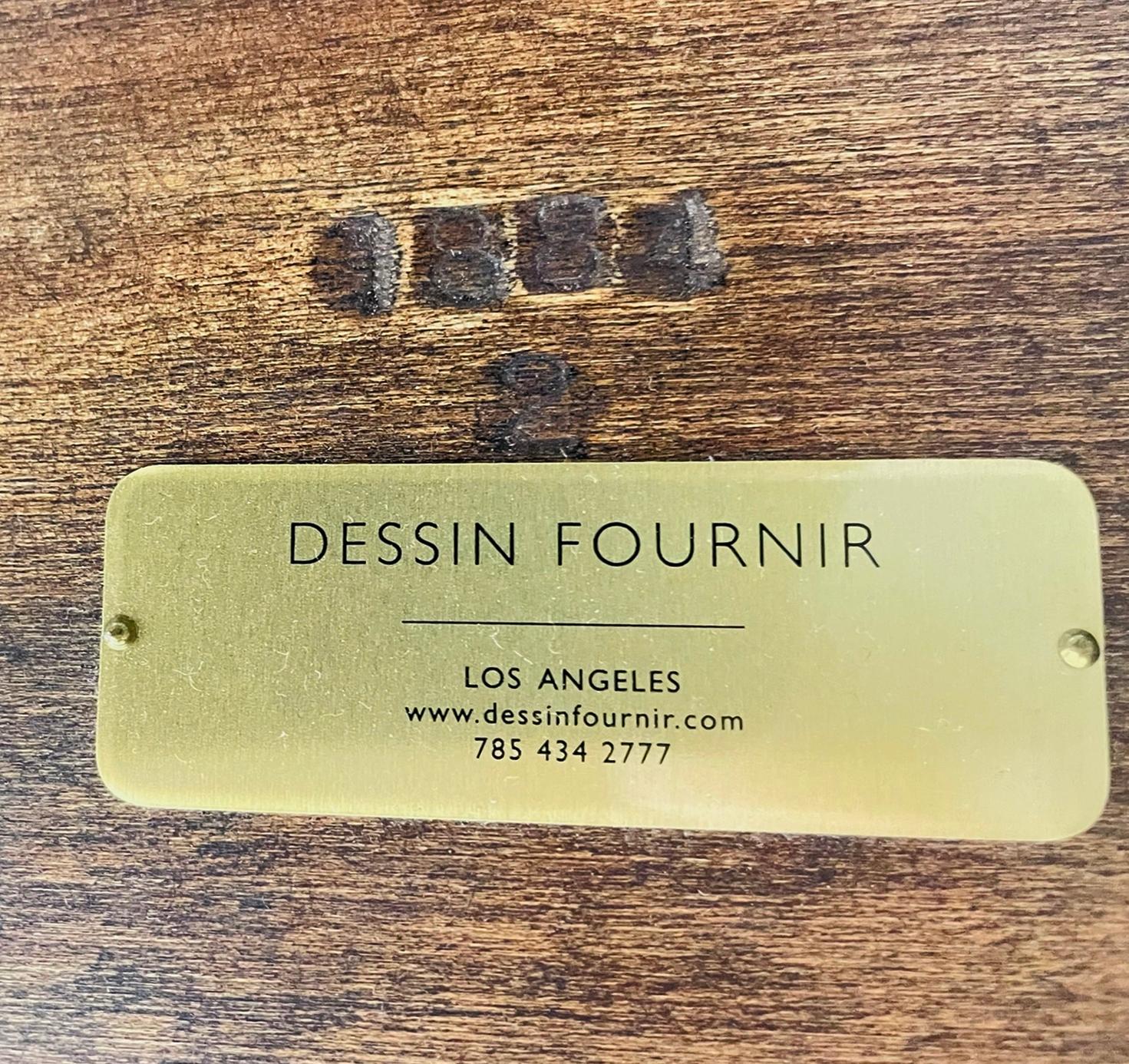 Console Chatsworth en acajou et bois doré par Dessin Fournir, Los Angeles en vente 12