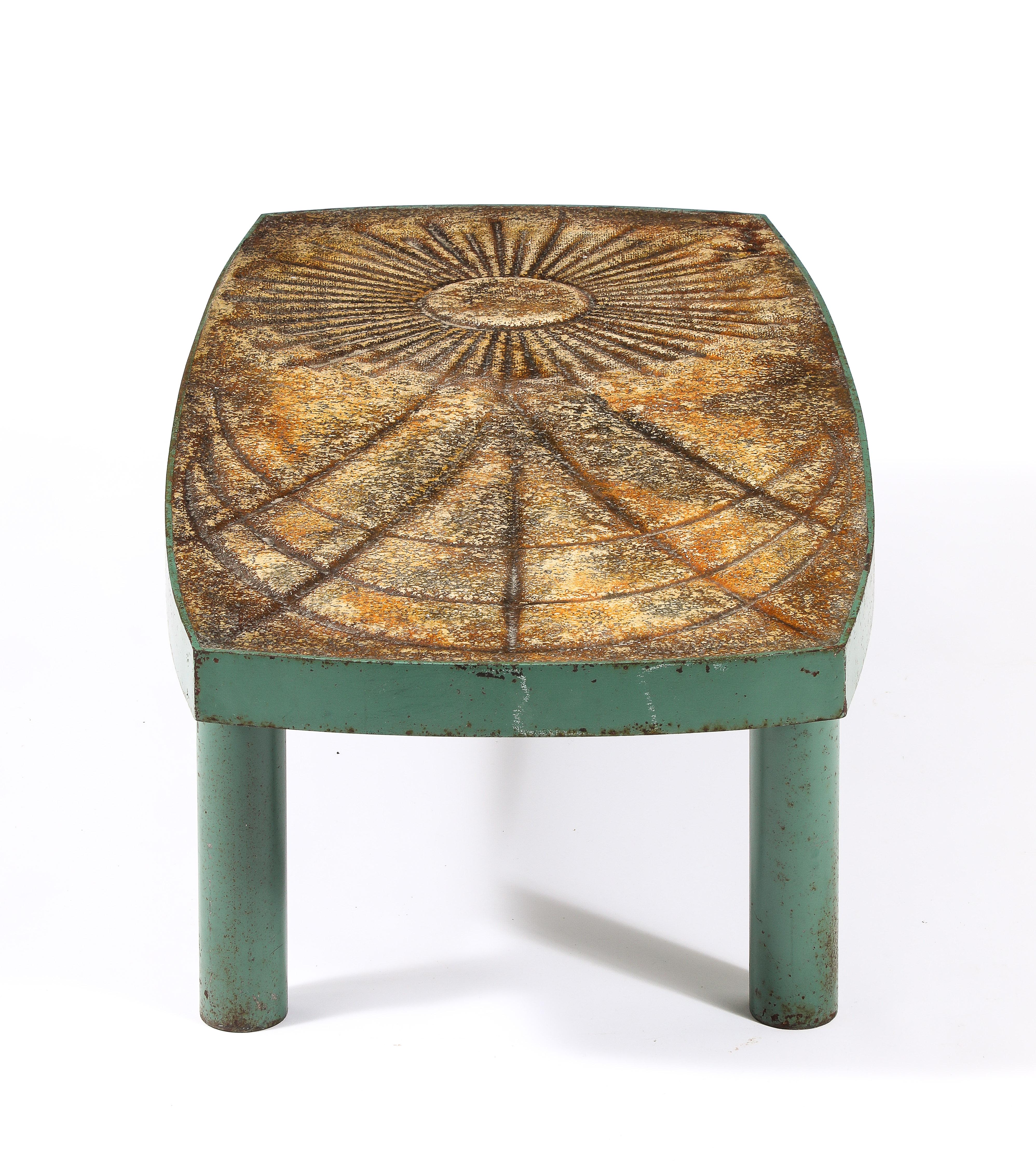 Couchtisch aus Beton und Metall von Chatty Valauris, Frankreich 1960er Jahre im Angebot 6