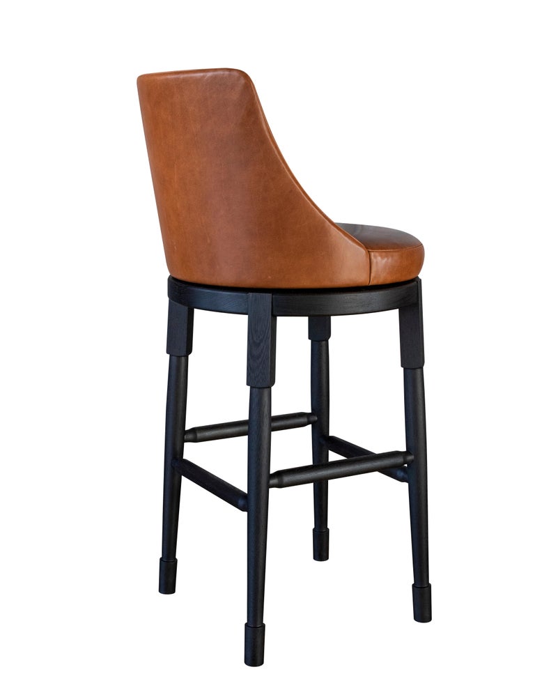 Chatwin Swivel Bar Stool For Sale at 1stdibs