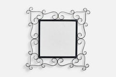 Chaty Vallauris AM, Miroir, Fer, France, années 1960