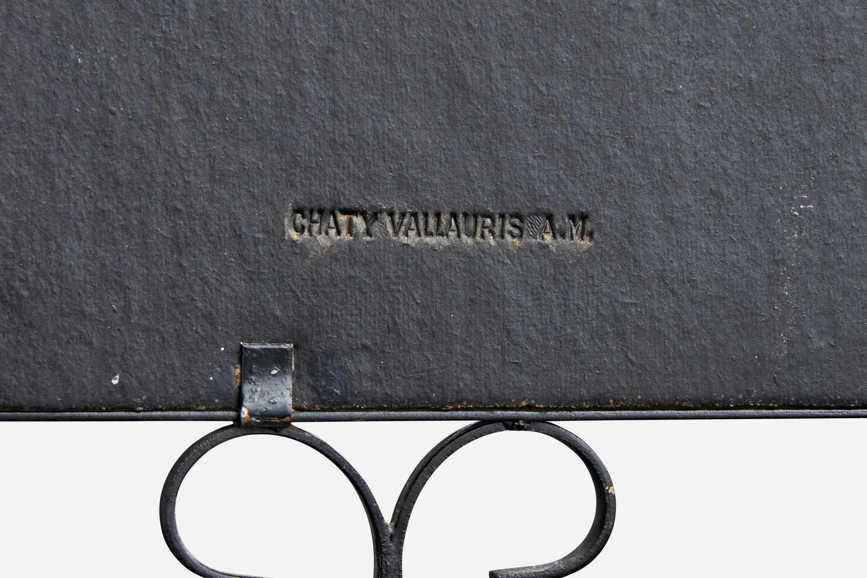 Chaty Vallauris AM, specchio, ferro, Francia, anni '60 in vendita 1