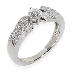 Chaumet 0.25 ct Round Brilliant Diamond Engagement Ring