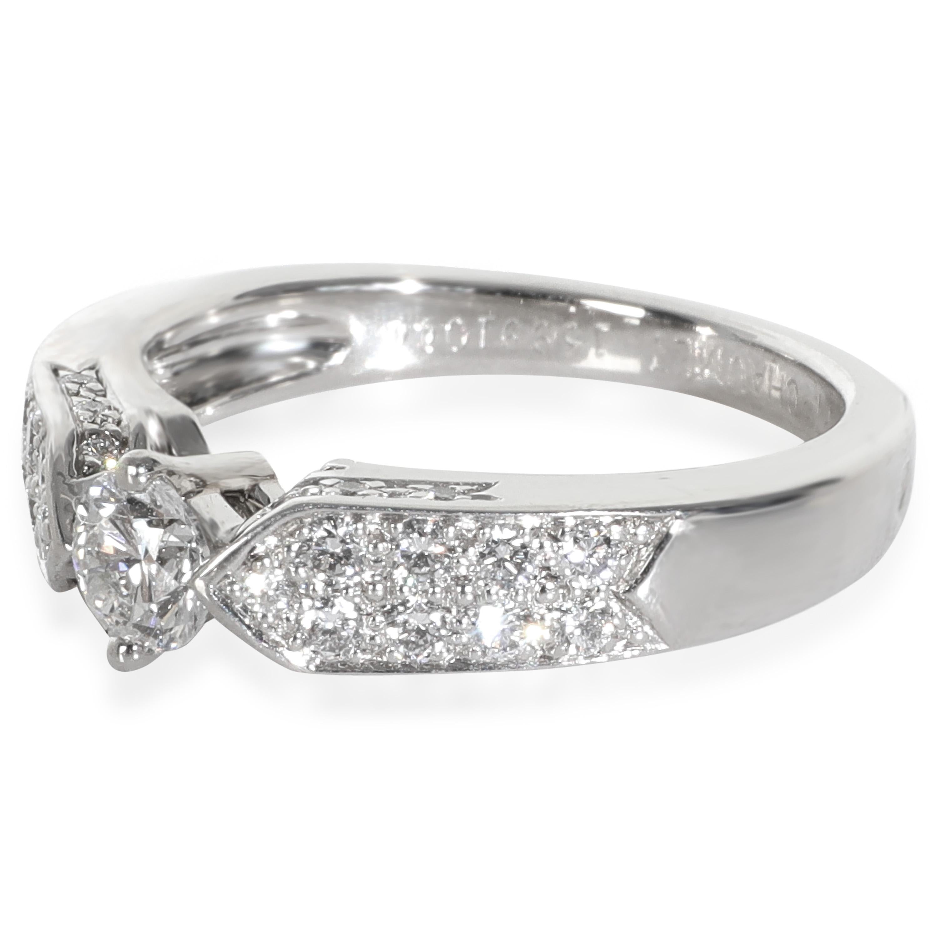 Taille ronde Bague de fiançailles Chaumet 0,25 ct diamant rond brillant en vente