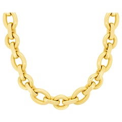Chaumet 18 Carat Yellow Gold Necklace and Bracelet Set