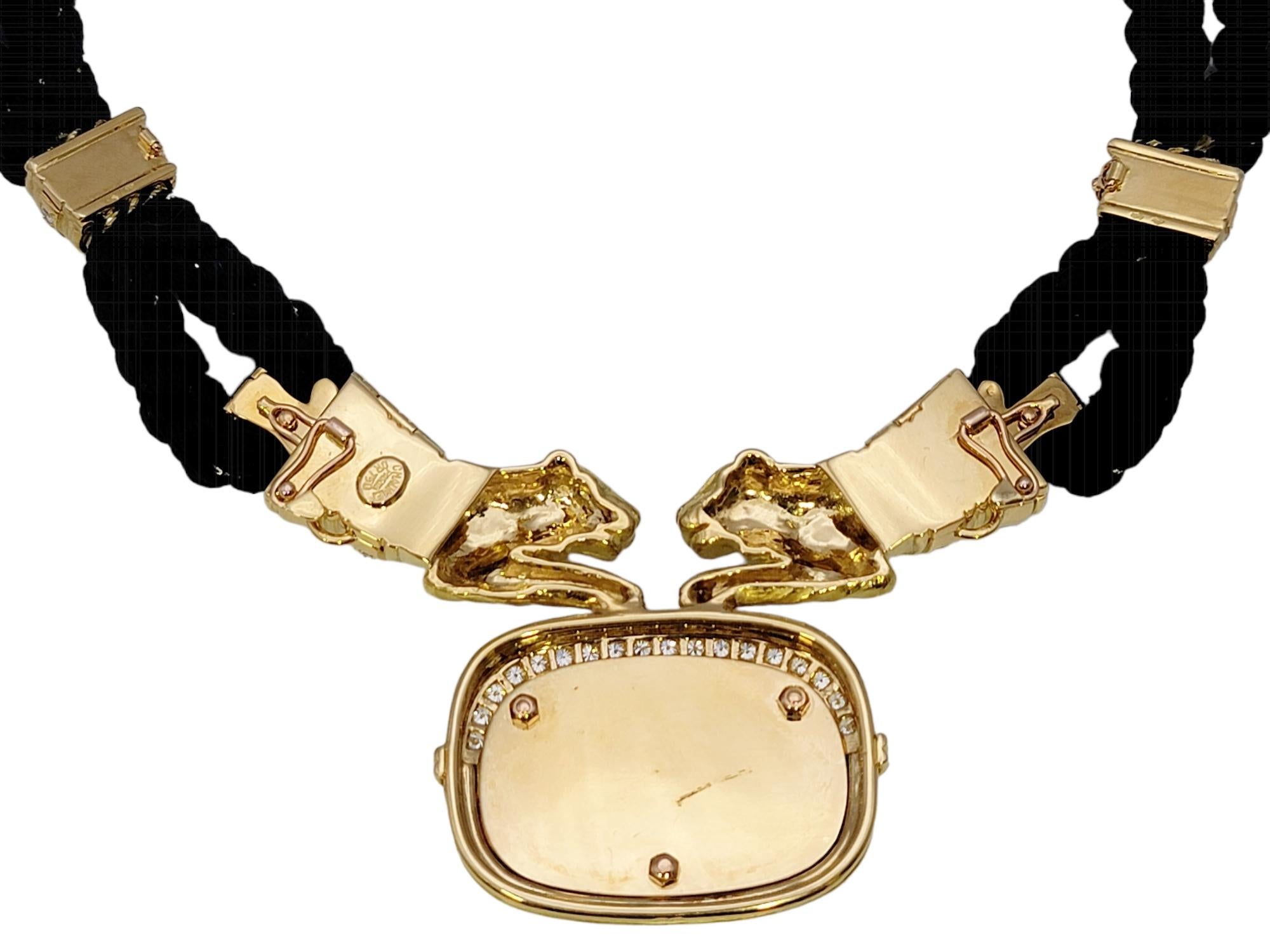 Chaumet Collier ras du cou en or 18 carats et diamants avec cordes interchangeables  en vente 4