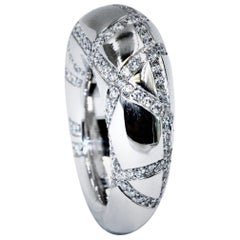 Chaumet 18 Karat White Gold Diamond Ring