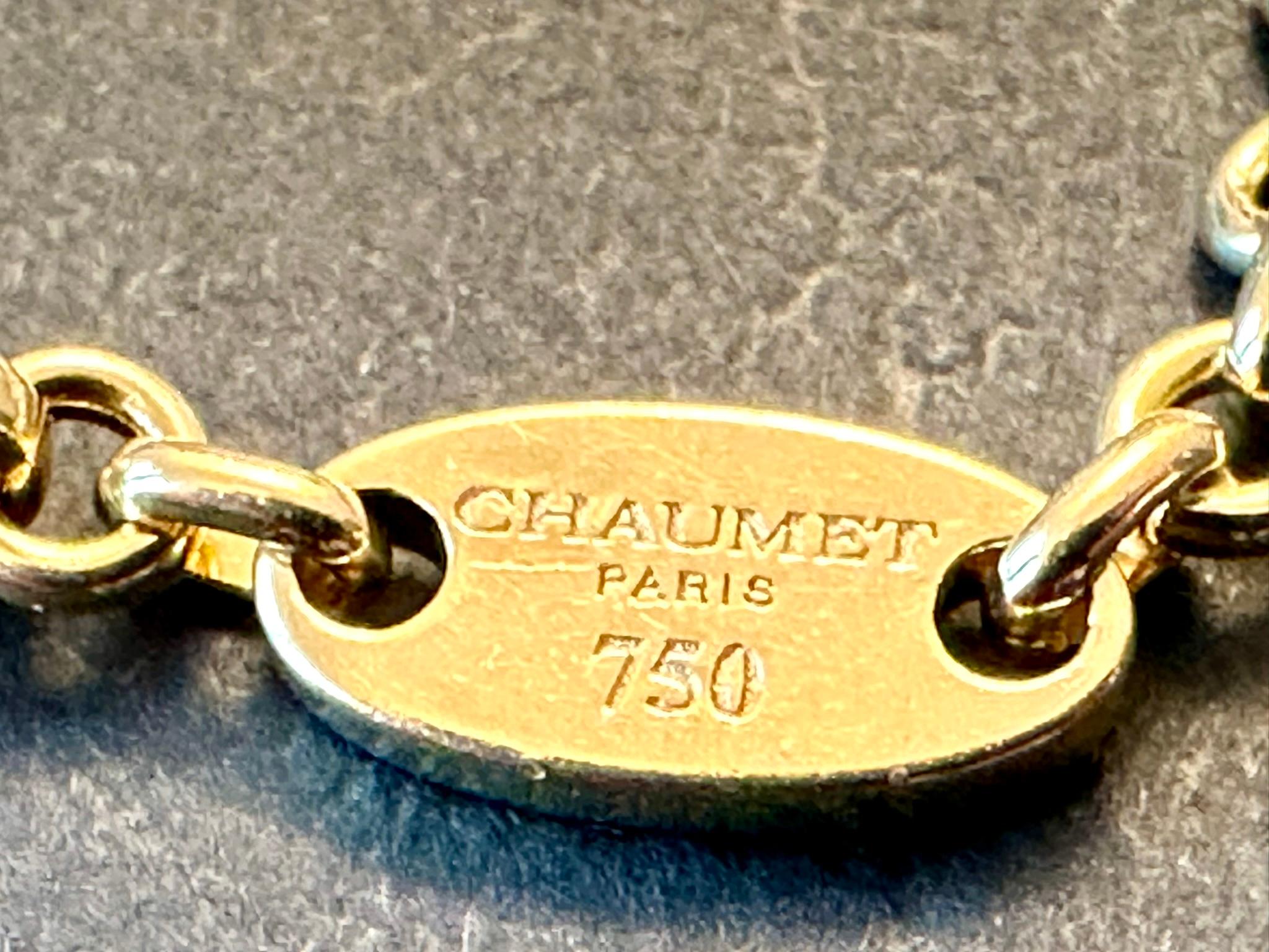 Chaumet 18 karat Yellow Gold Chain For Sale 1