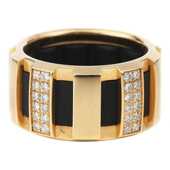 Chaumet 18 Karat Yellow Gold Class One Diamond 0.50 Carat Ring