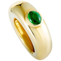 Bague Emeraude en or jaune 18 carats Chaumet