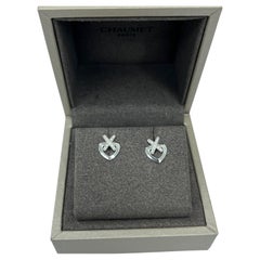 Chaumet 18ct White Gold Diamond Stud Earrings