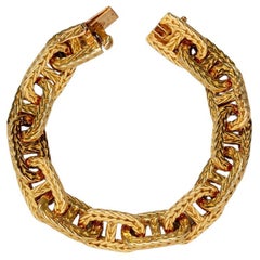 Chaumet 18k Gold Chaine d'Ancre Tressee Bracelet