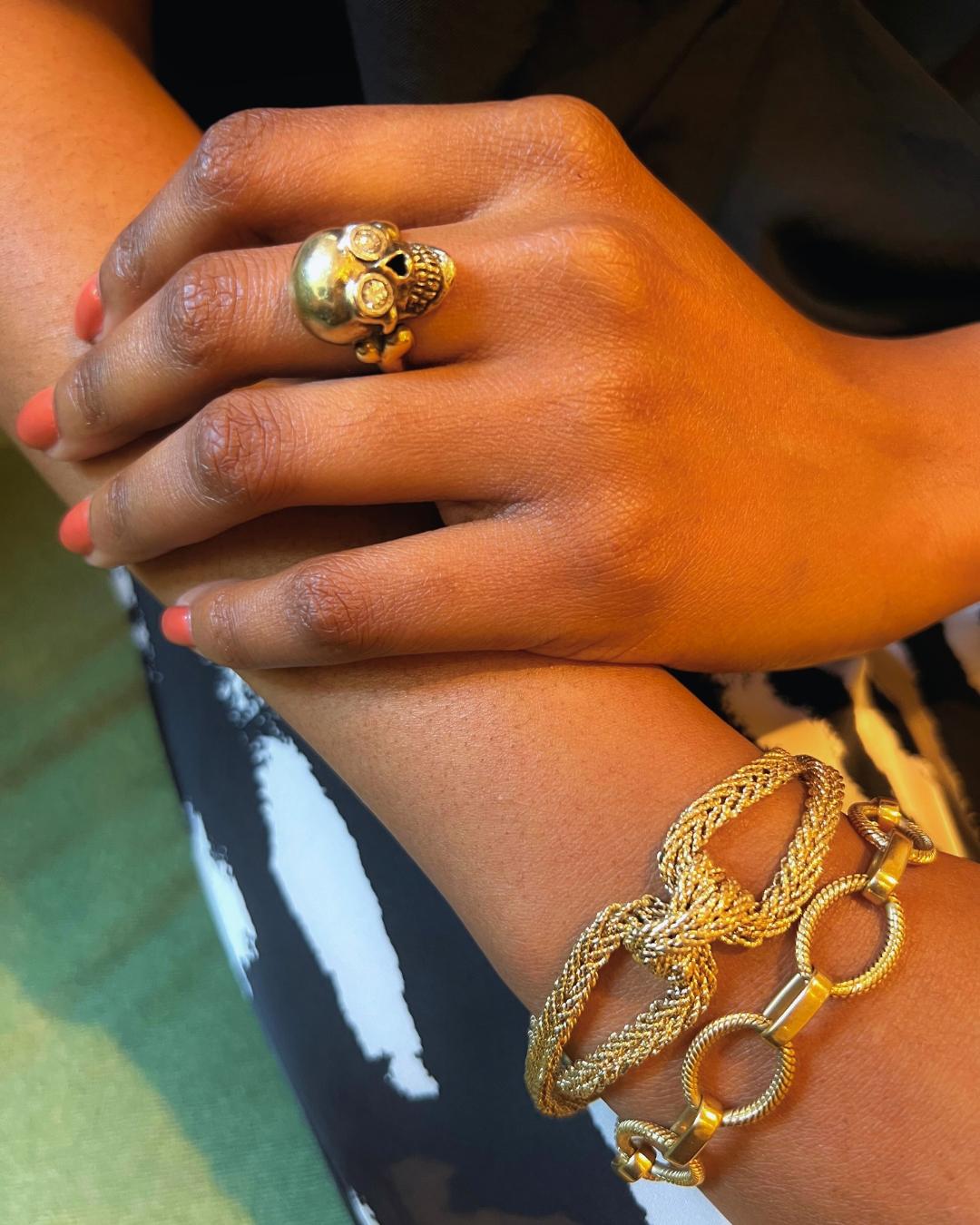 Chaumet 18K Gold Link Bracelet, c. 1970 Unisexe en vente