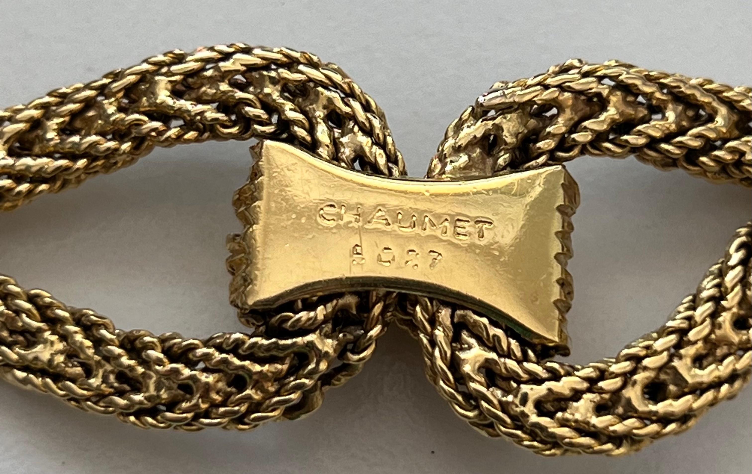 Chaumet 18K Gold Link Bracelet, c. 1970 en vente 2