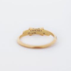 Anello Chaumet con diamanti in oro rosa 18 carati
