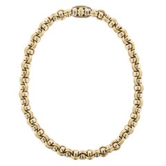 Chaumet 18 Karat Two-Tone Gold Necklace, Paris