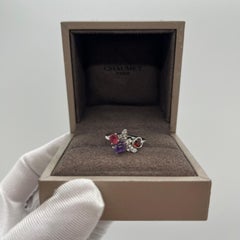 Chaumet 18K White Gold Multi-Gemstone Diamond Ring