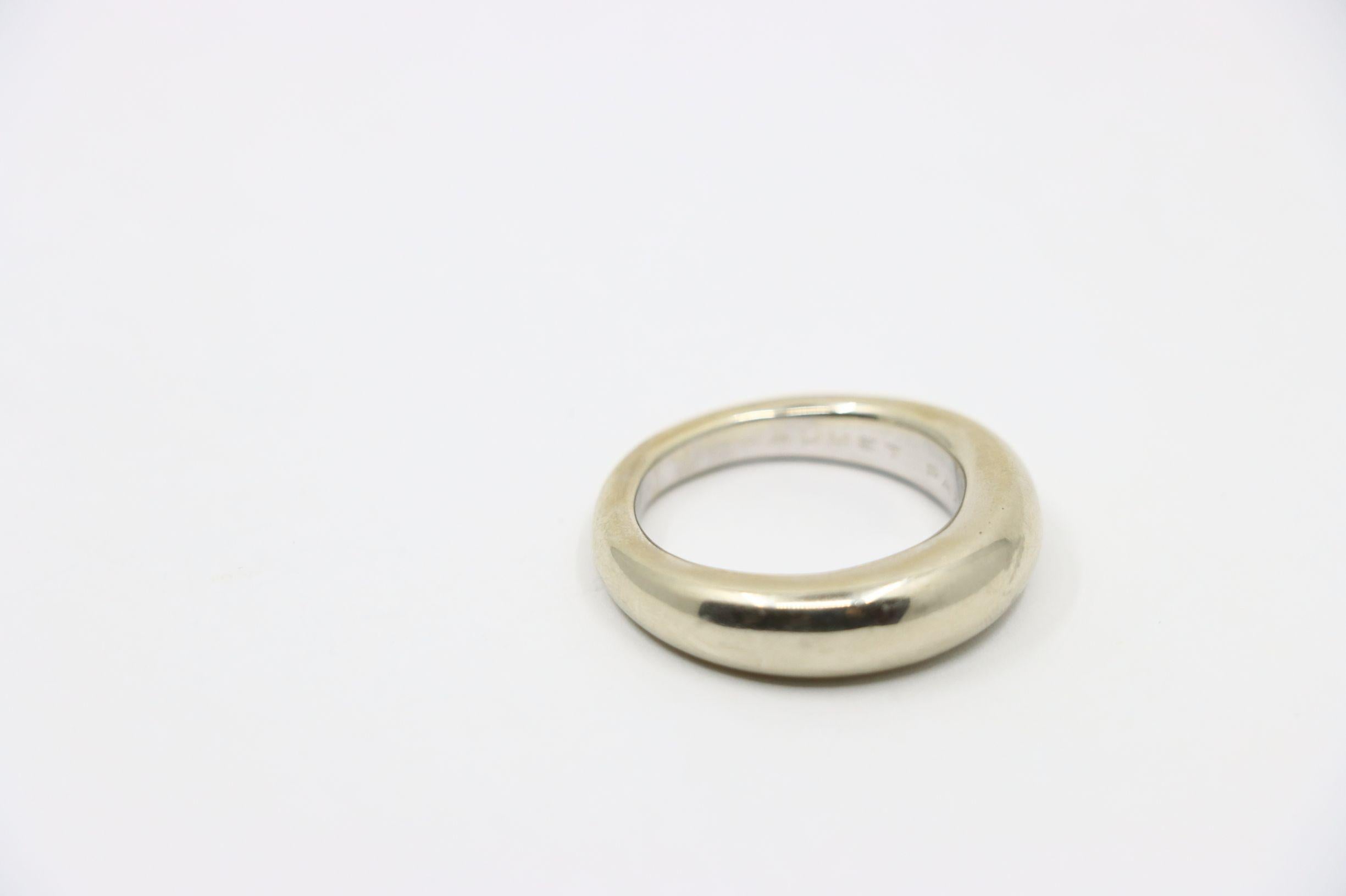 Chaumet 18K White Gold Ring For Sale 6