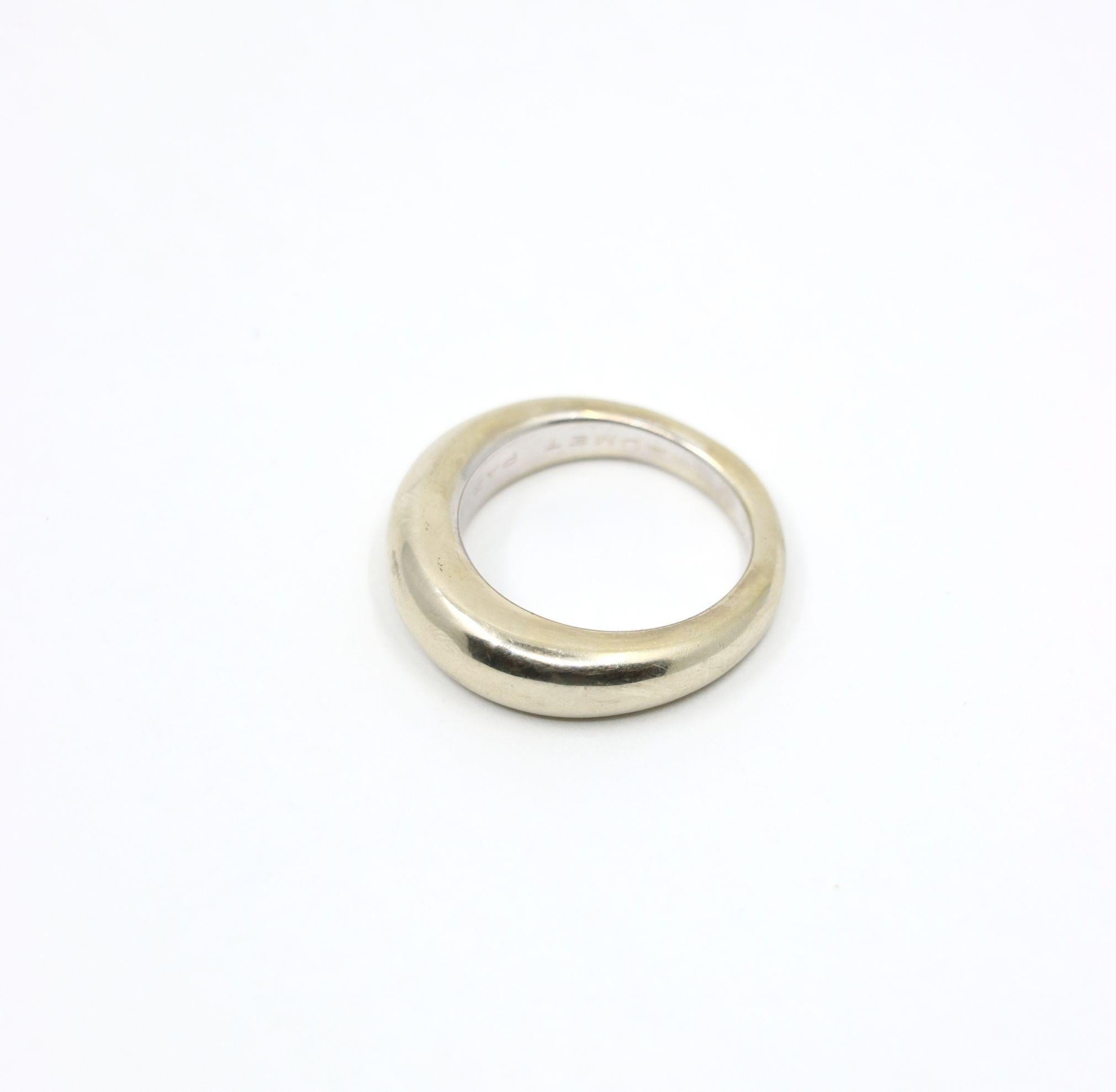 Chaumet 18K White Gold Ring For Sale 8