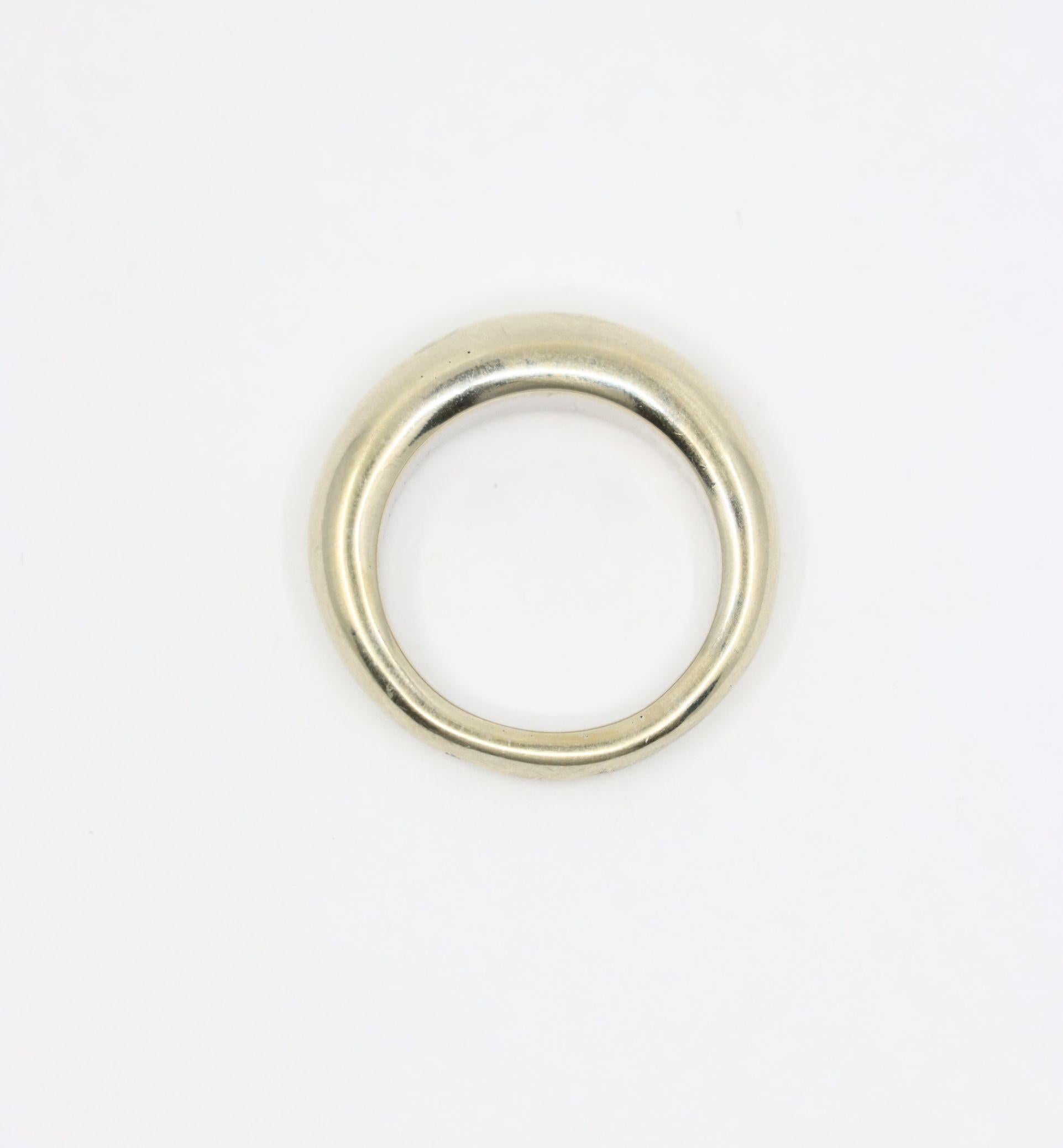 Chaumet 18K White Gold Ring For Sale 9