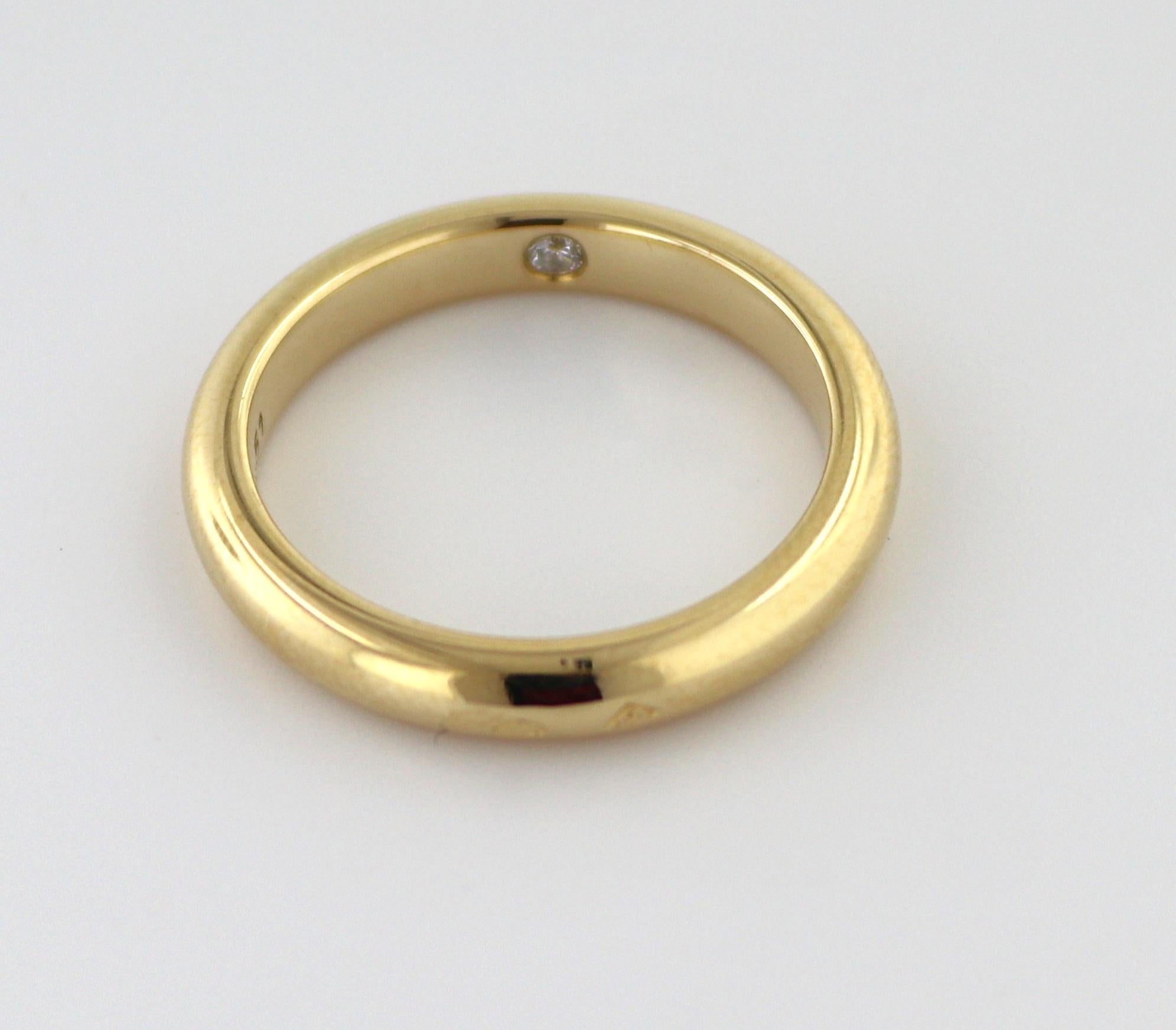Artisan Chaumet 18k Yellow Gold Band Ring