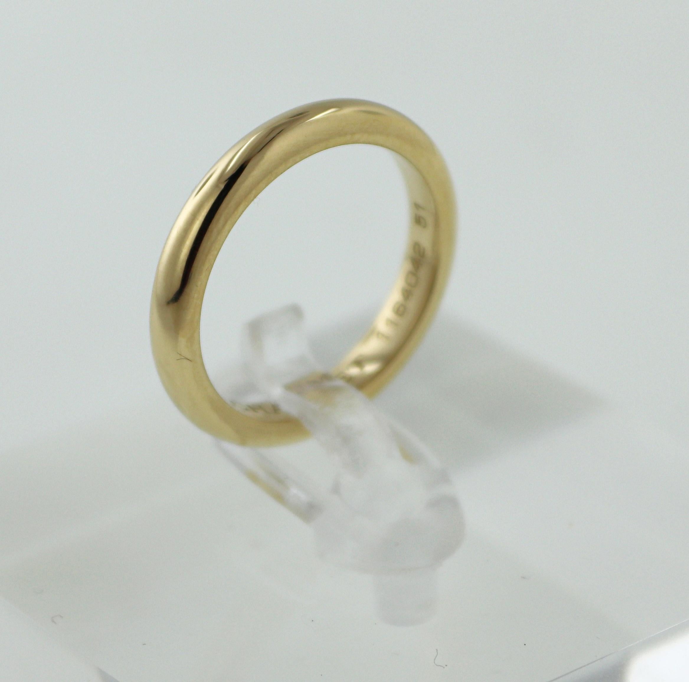 Chaumet 18k Yellow Gold Band Ring 1