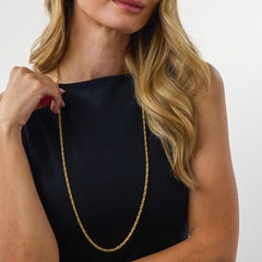 Chaumet 18k yellow gold chain necklace