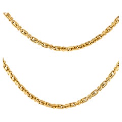 Chaumet 18k yellow gold chain necklace