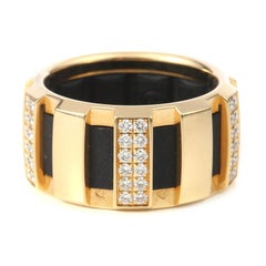Chaumet 18 Karat Yellow Gold Class One Diamonds Ring US5.75