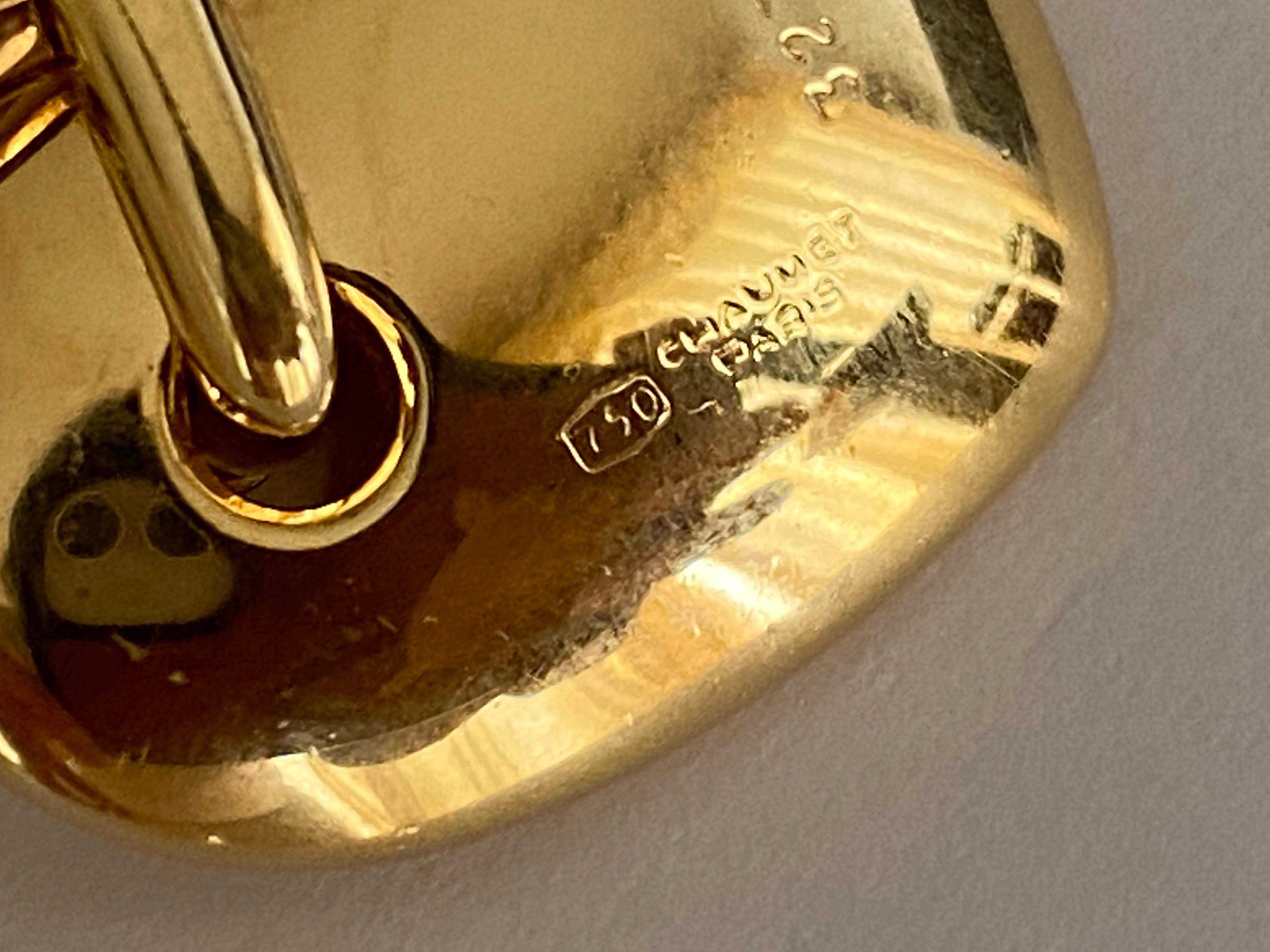 Chaumet 18K yellow gold 'Lien' pendant In Good Condition In AMSTERDAM, NL