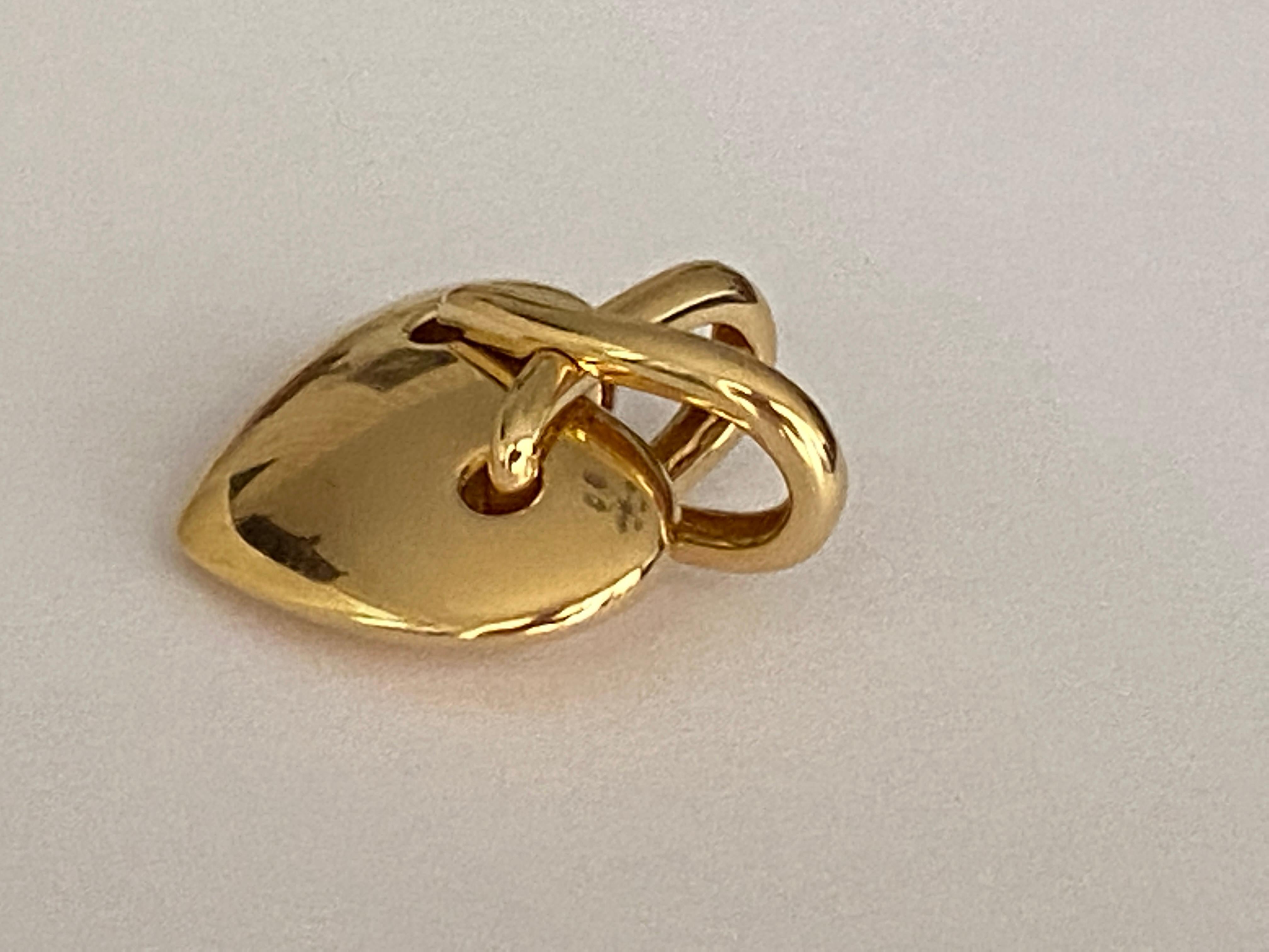 Chaumet 18K yellow gold 'Lien' pendant 1