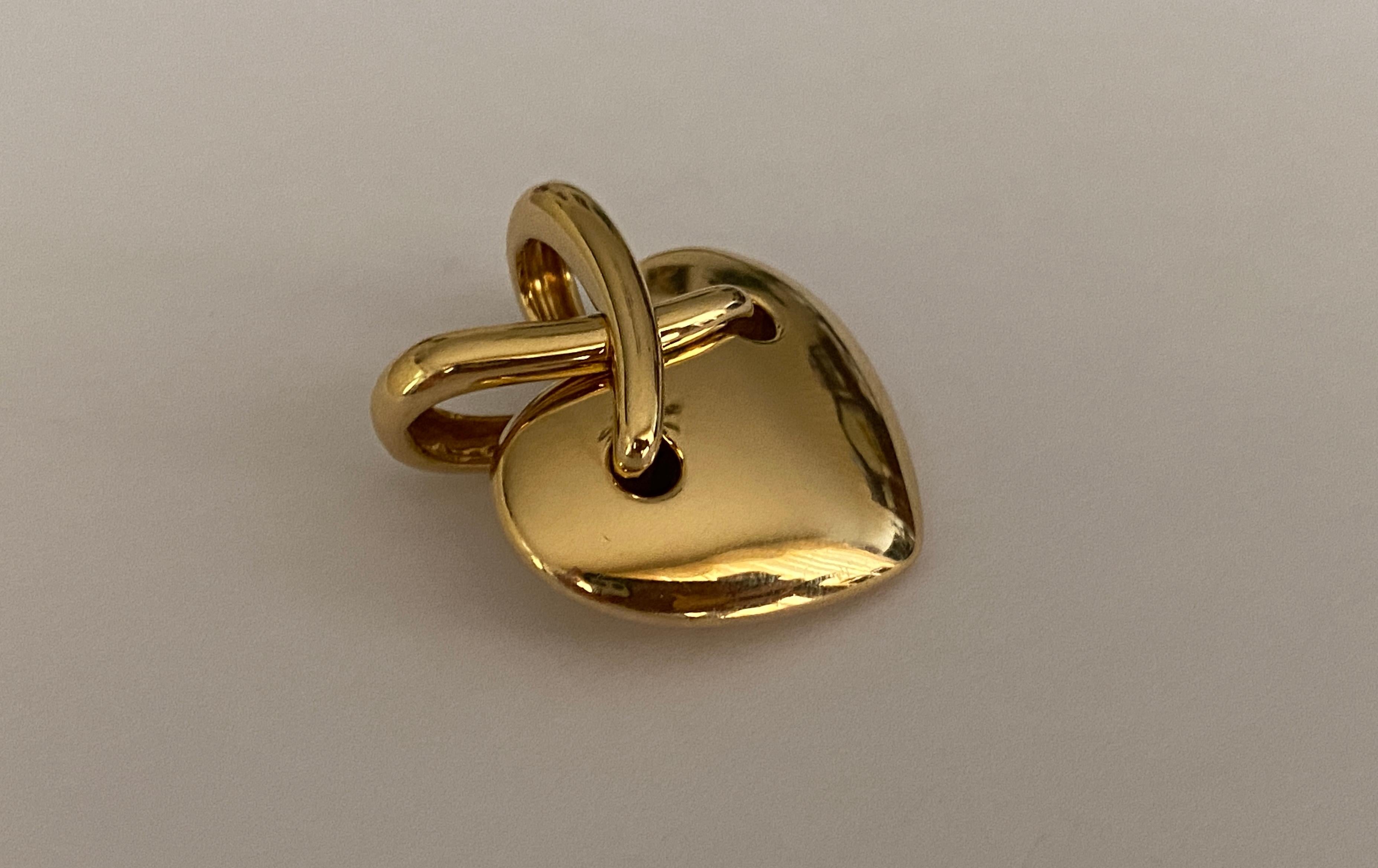 Chaumet 18K yellow gold 'Lien' pendant 2