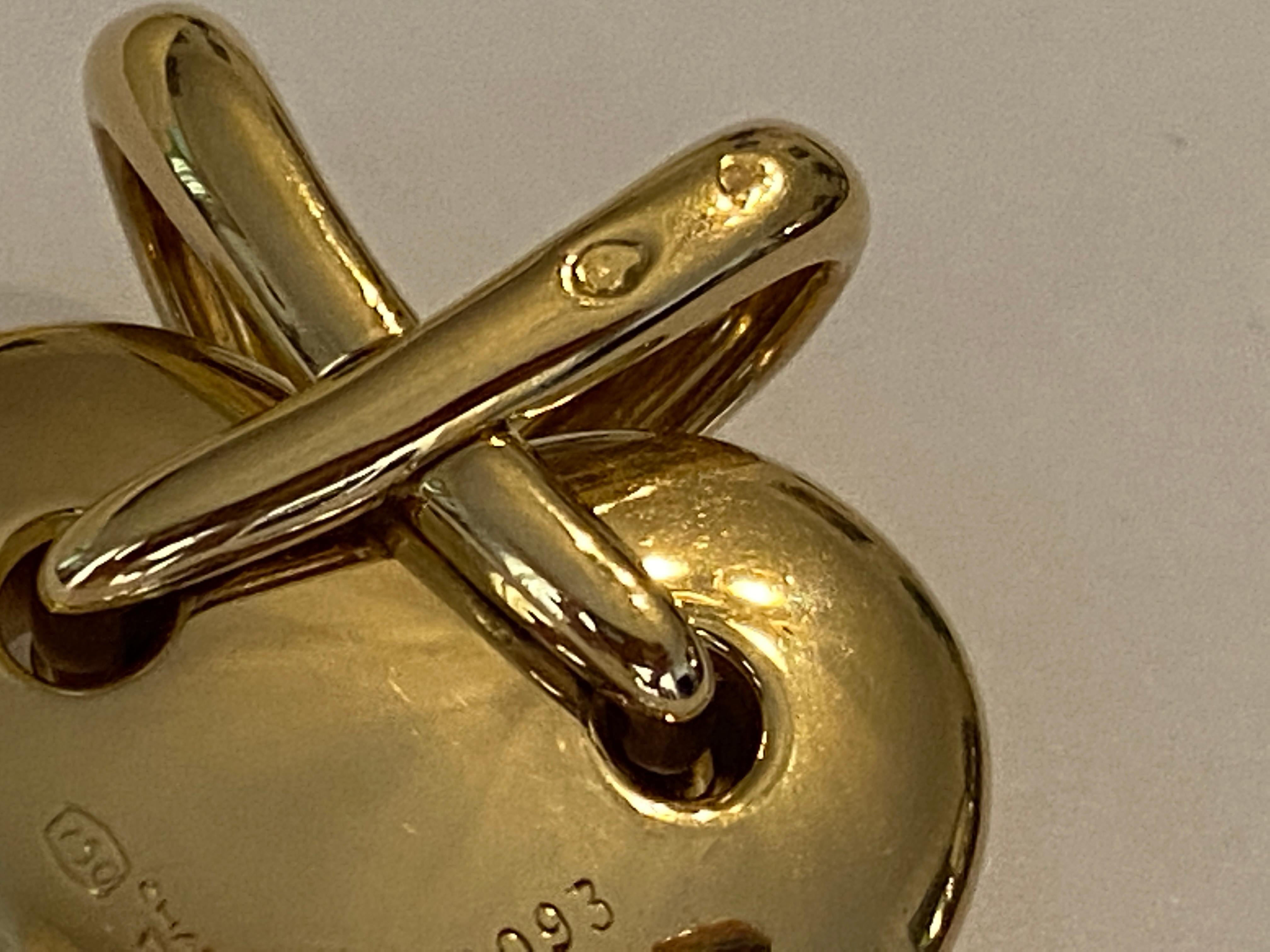 Chaumet 18K yellow gold 'Lien' pendant 3