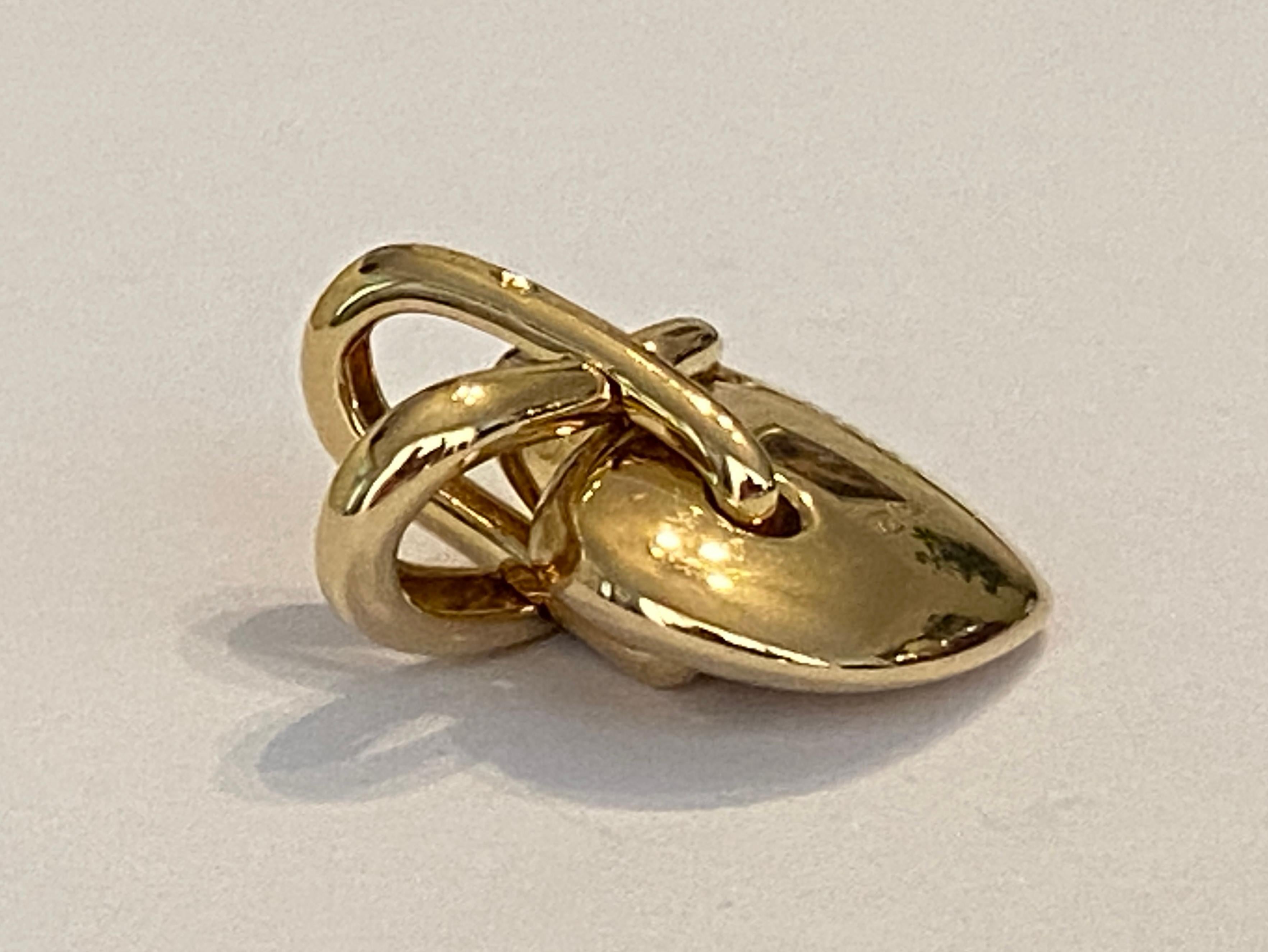 Chaumet 18K yellow gold 'Lien' pendant 4