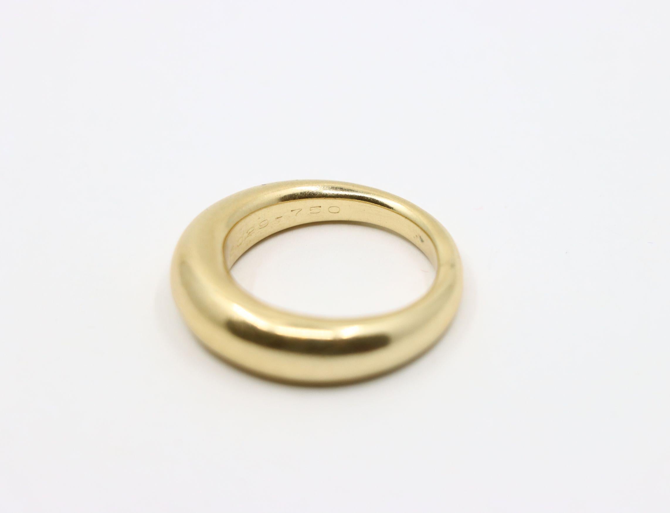 Chaumet 18 Karat Gelbgold Ring im Angebot 11
