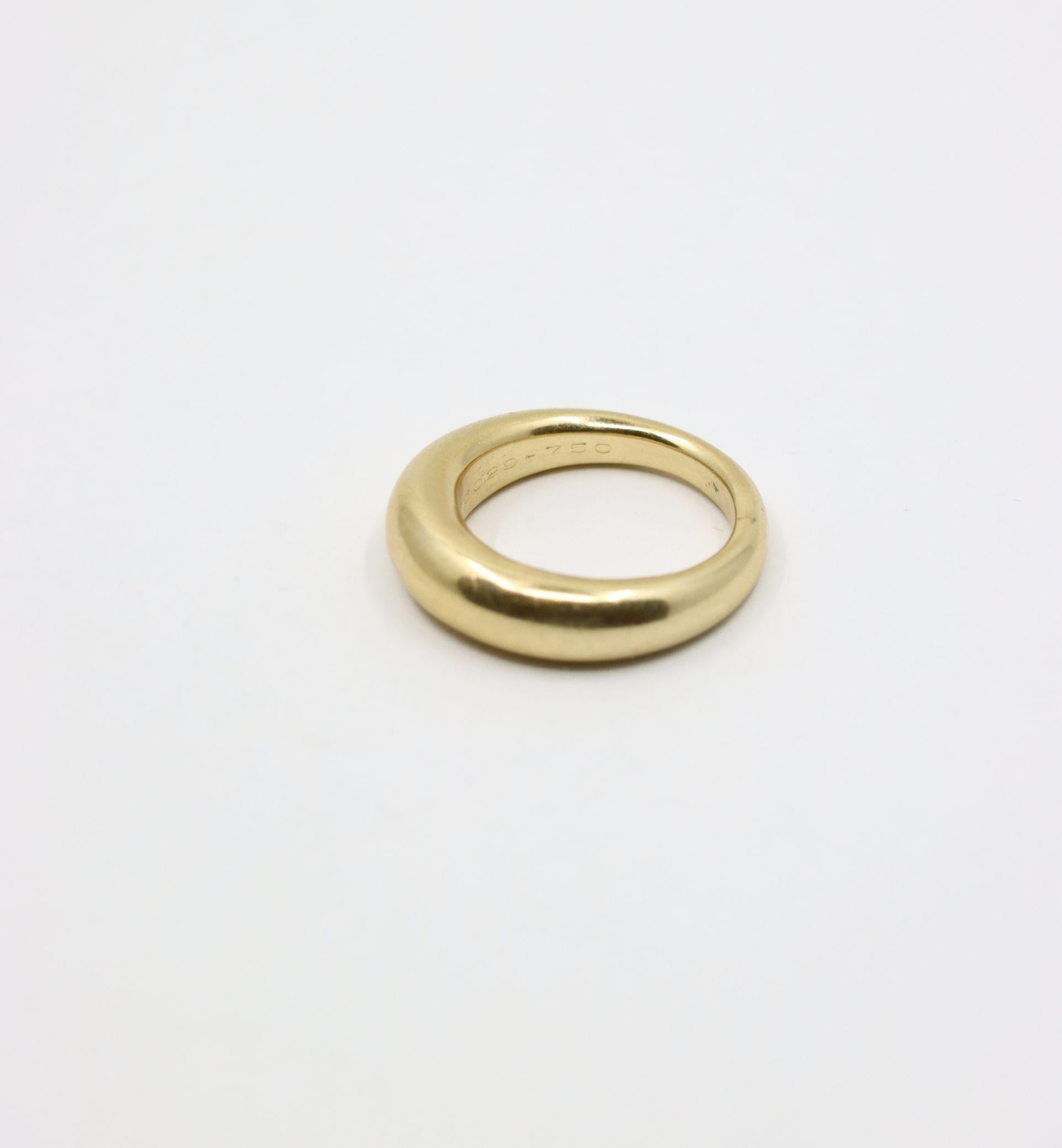 Chaumet 18 Karat Gelbgold Ring im Angebot 12
