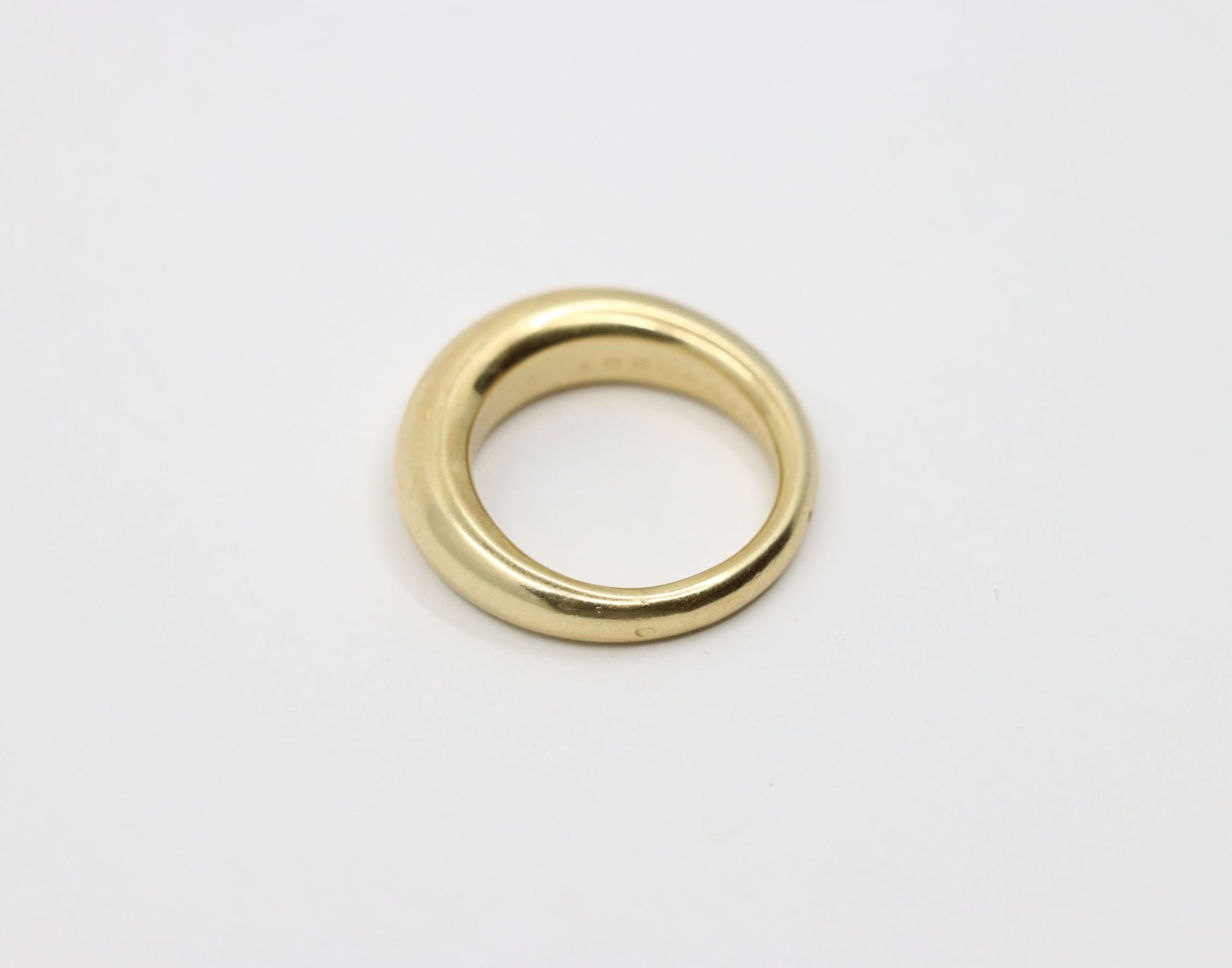 Chaumet 18 Karat Gelbgold Ring im Angebot 3