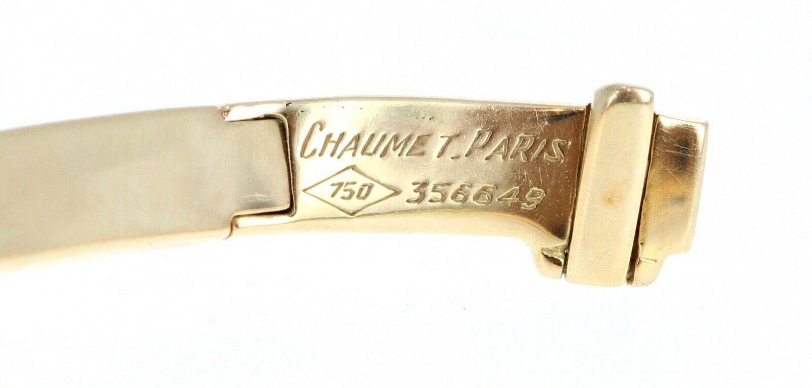 Women's Chaumet 18 Karat Yellow Gold, Sapphire and Diamond Necklace 2.80 Carat 68.8g