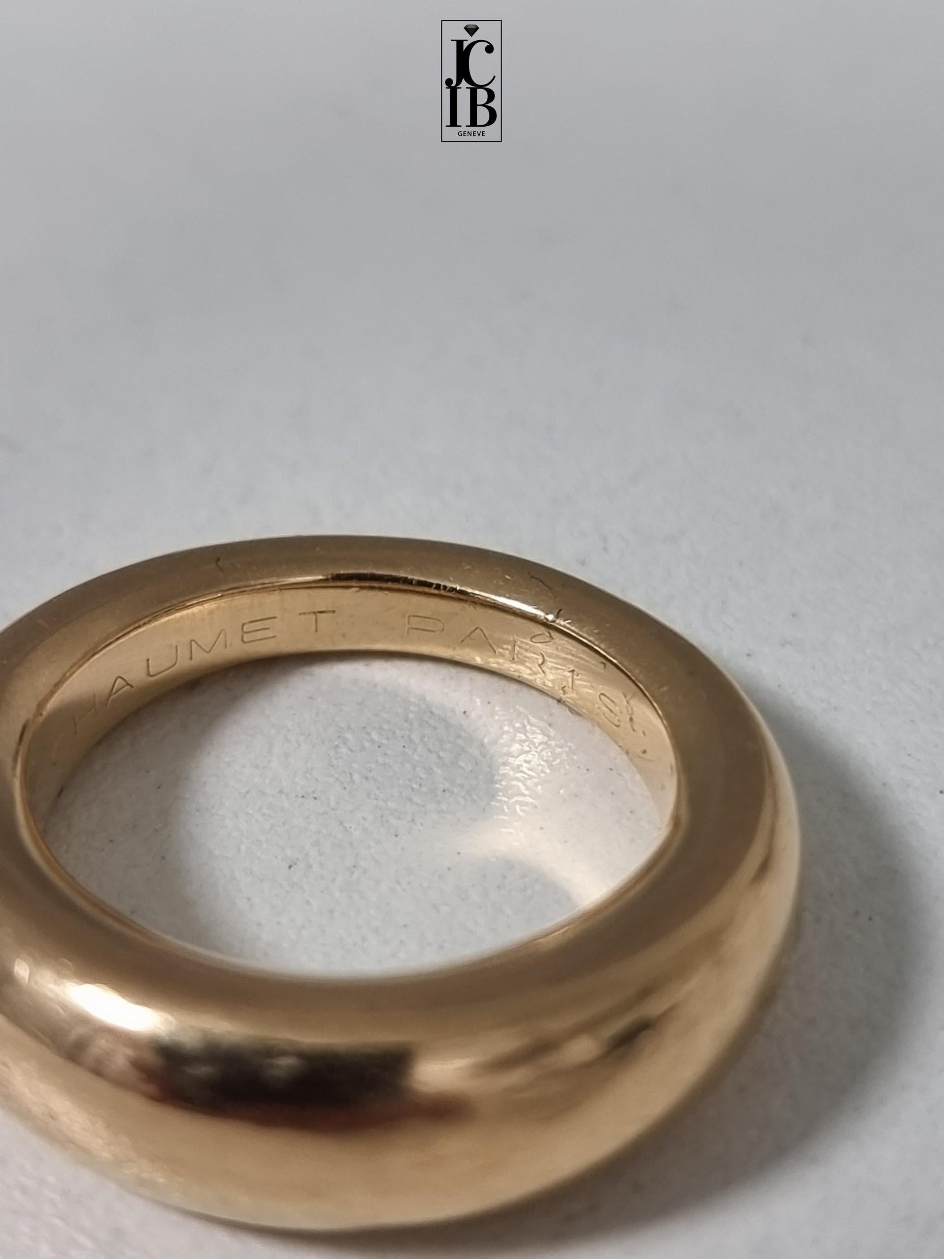 CHAUMET ANNEAU yellow gold 1995 ring im Angebot 1