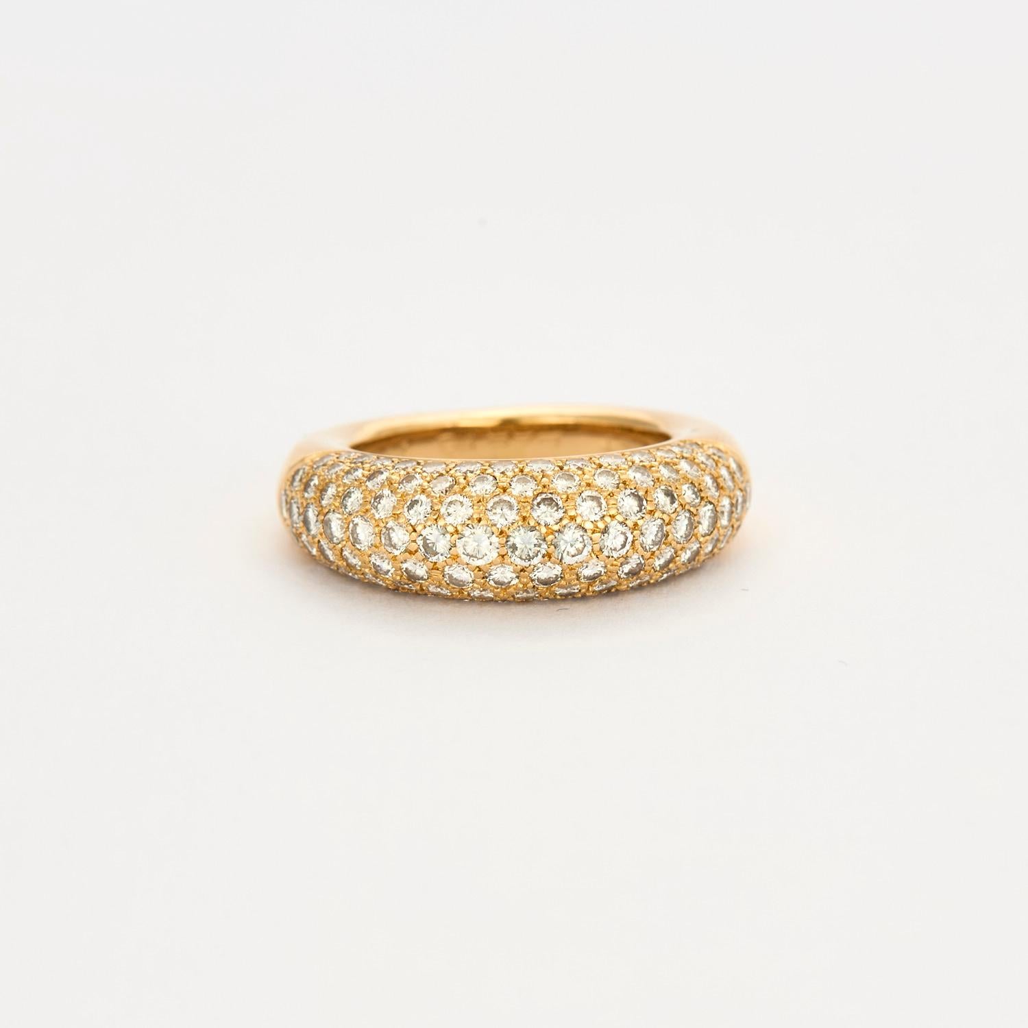 CHAUMET - Anneau Ring aus Gelbgold und Diamanten (Brillantschliff) im Angebot