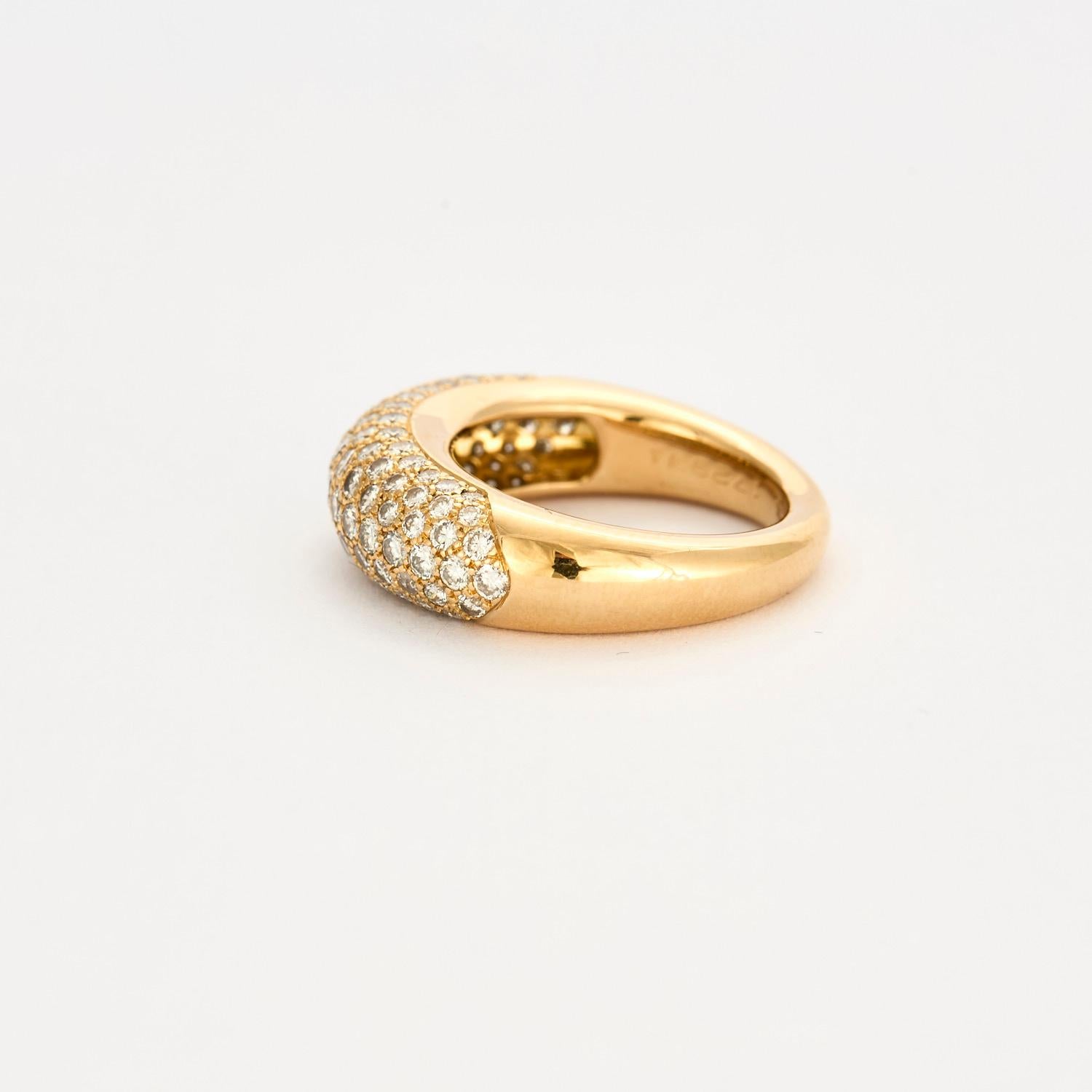CHAUMET - Anneau Ring aus Gelbgold und Diamanten Damen im Angebot