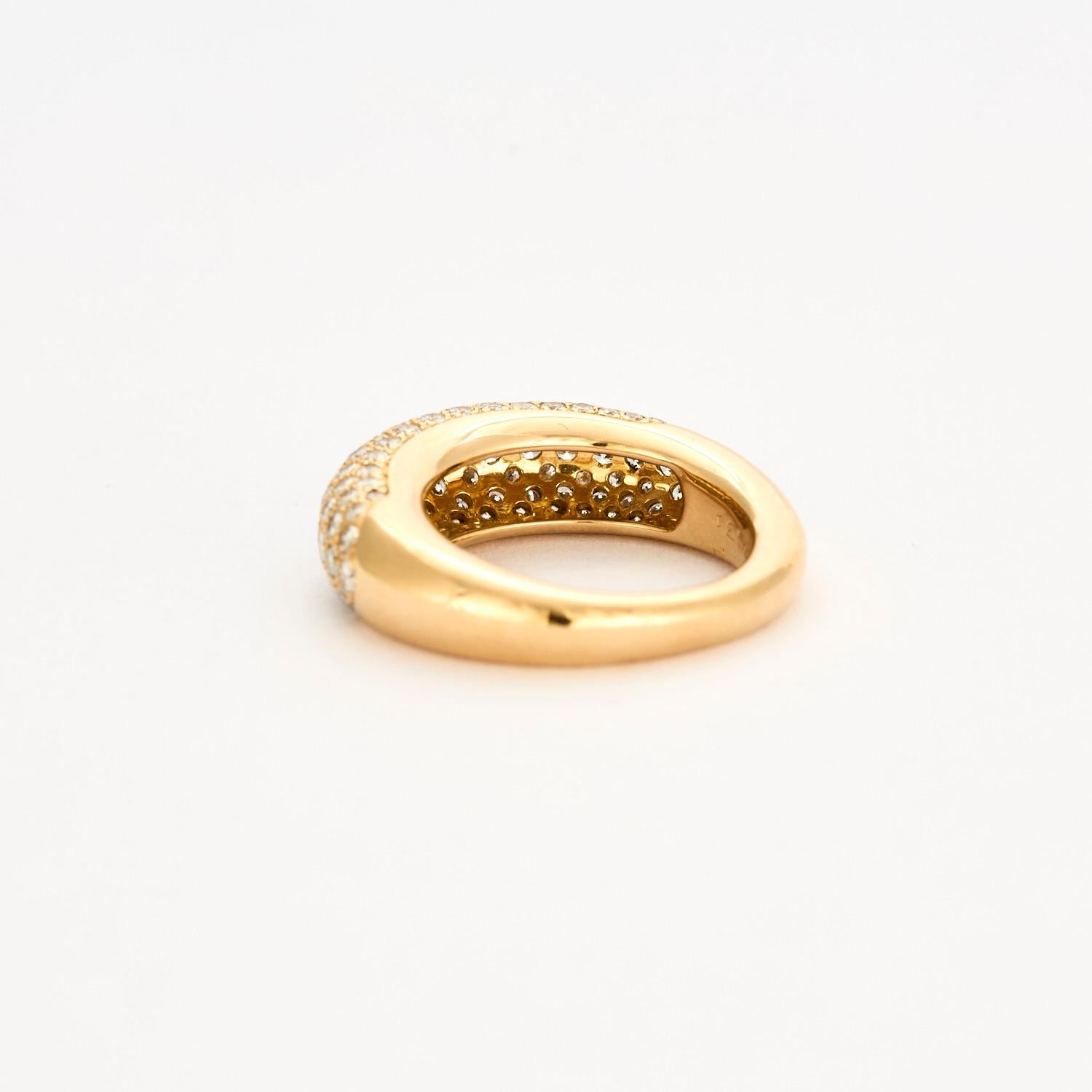 CHAUMET - Anneau Ring aus Gelbgold und Diamanten im Angebot 1