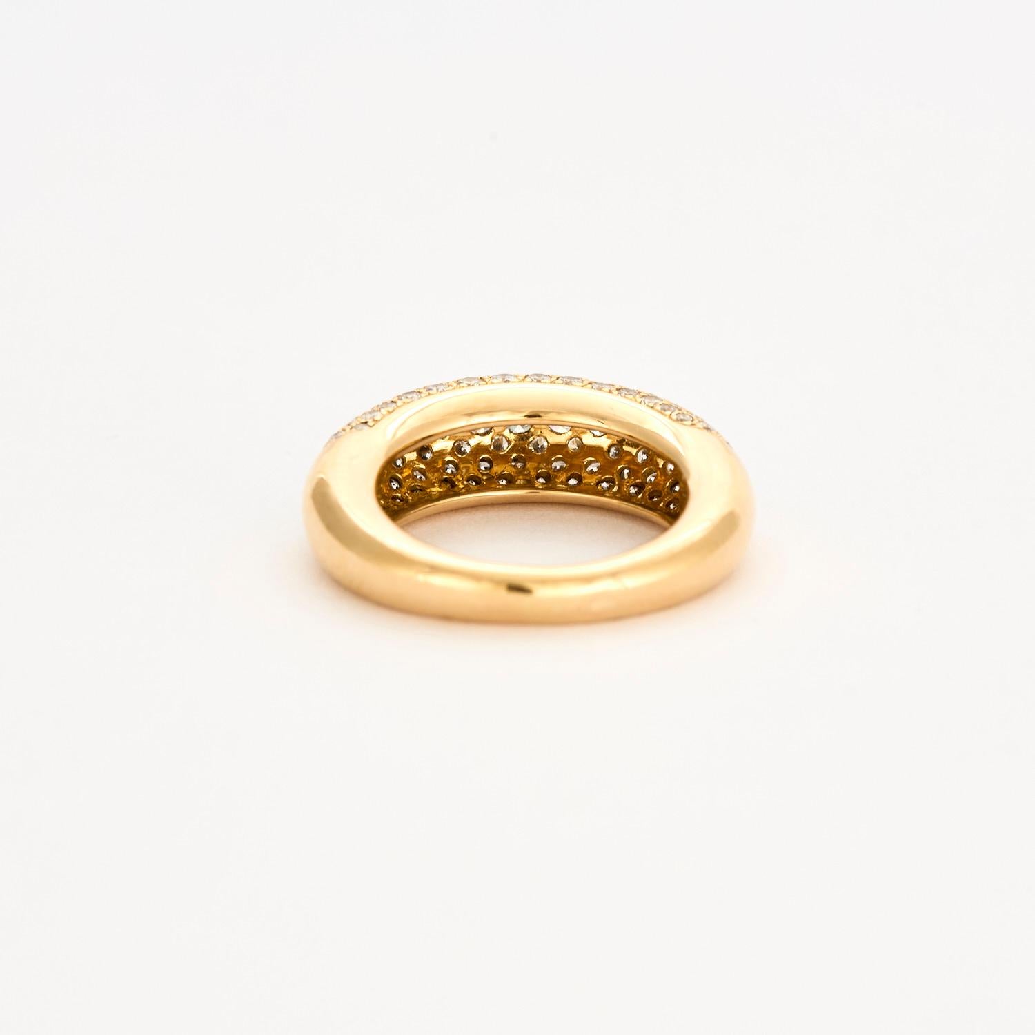 CHAUMET - Anneau Ring aus Gelbgold und Diamanten im Angebot 2