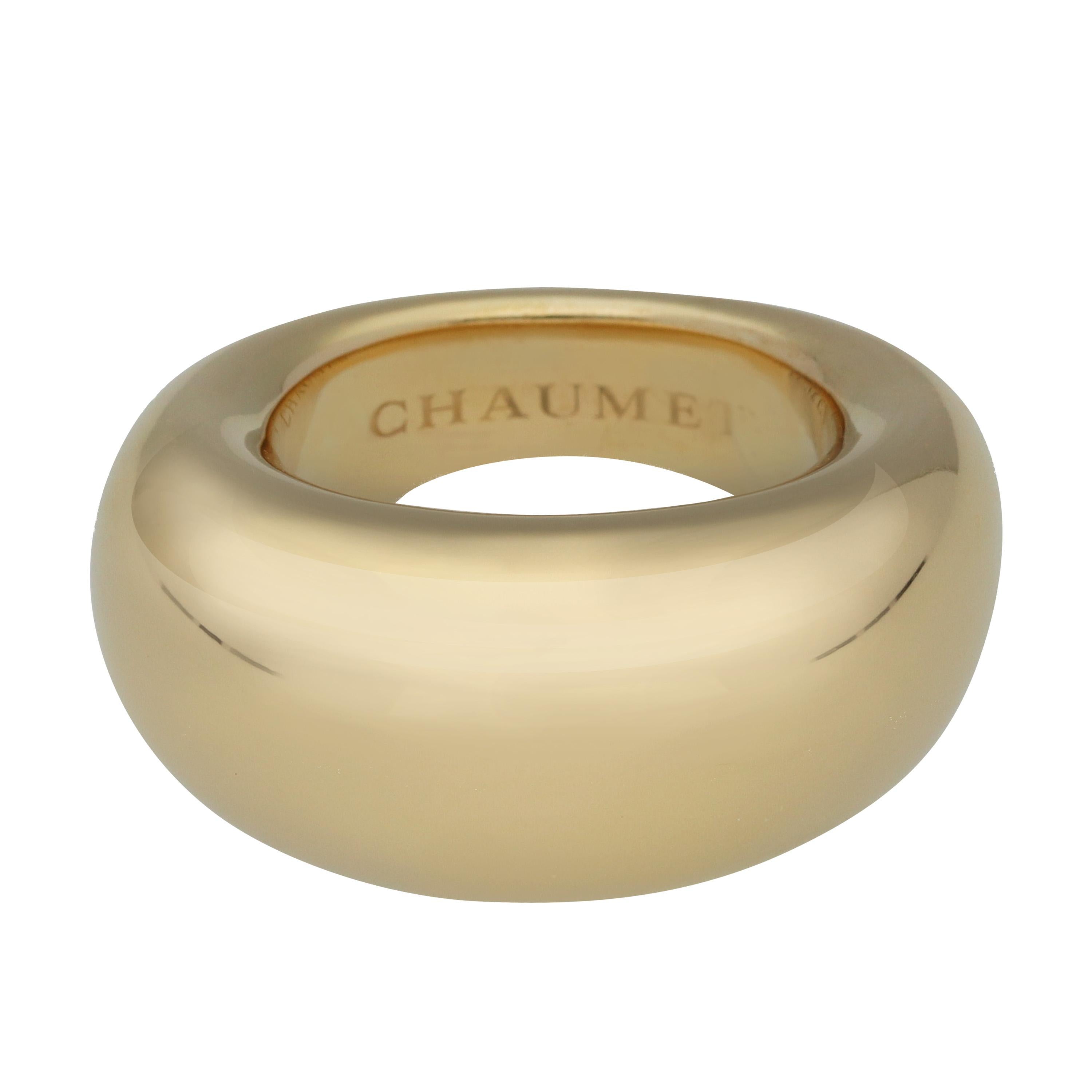 Contemporary Chaumet 'Anneau' Ring in Yellow Gold