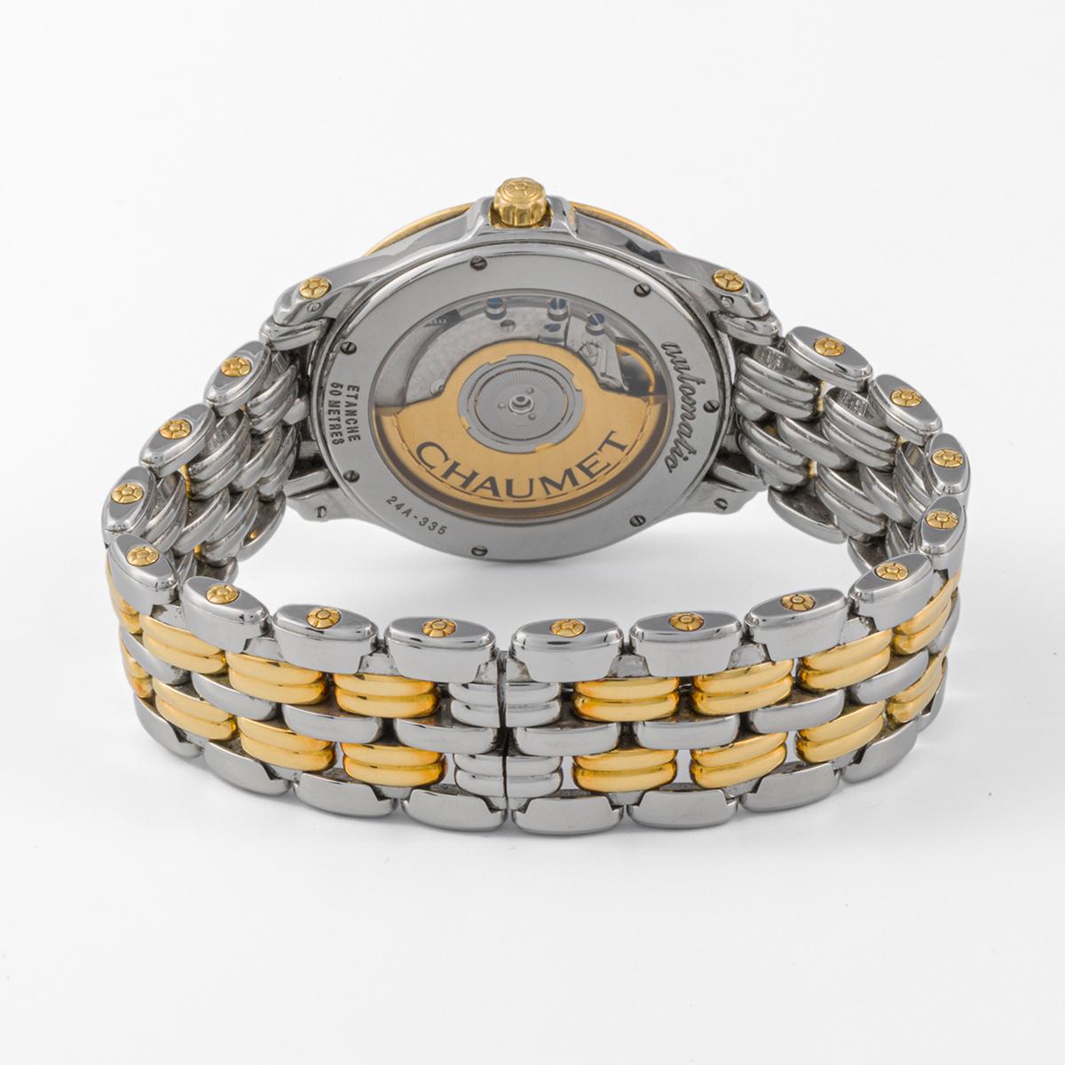 Chaumet Aquila steel and gold 35mm For Sale 9