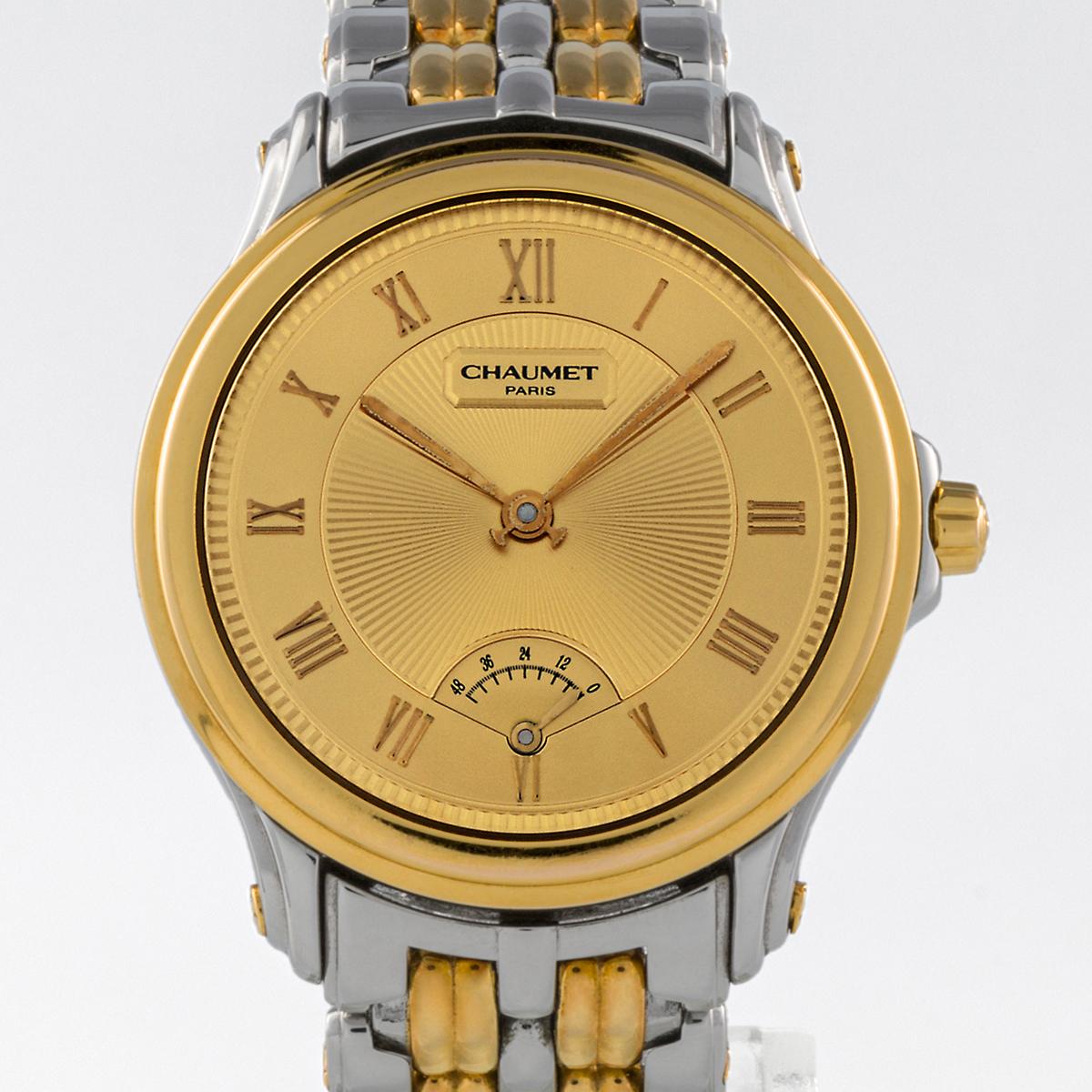 Women's or Men's Chaumet Aquila steel and gold 35mm For Sale