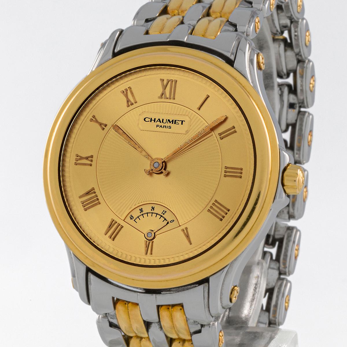 Chaumet Aquila steel and gold 35mm For Sale 4